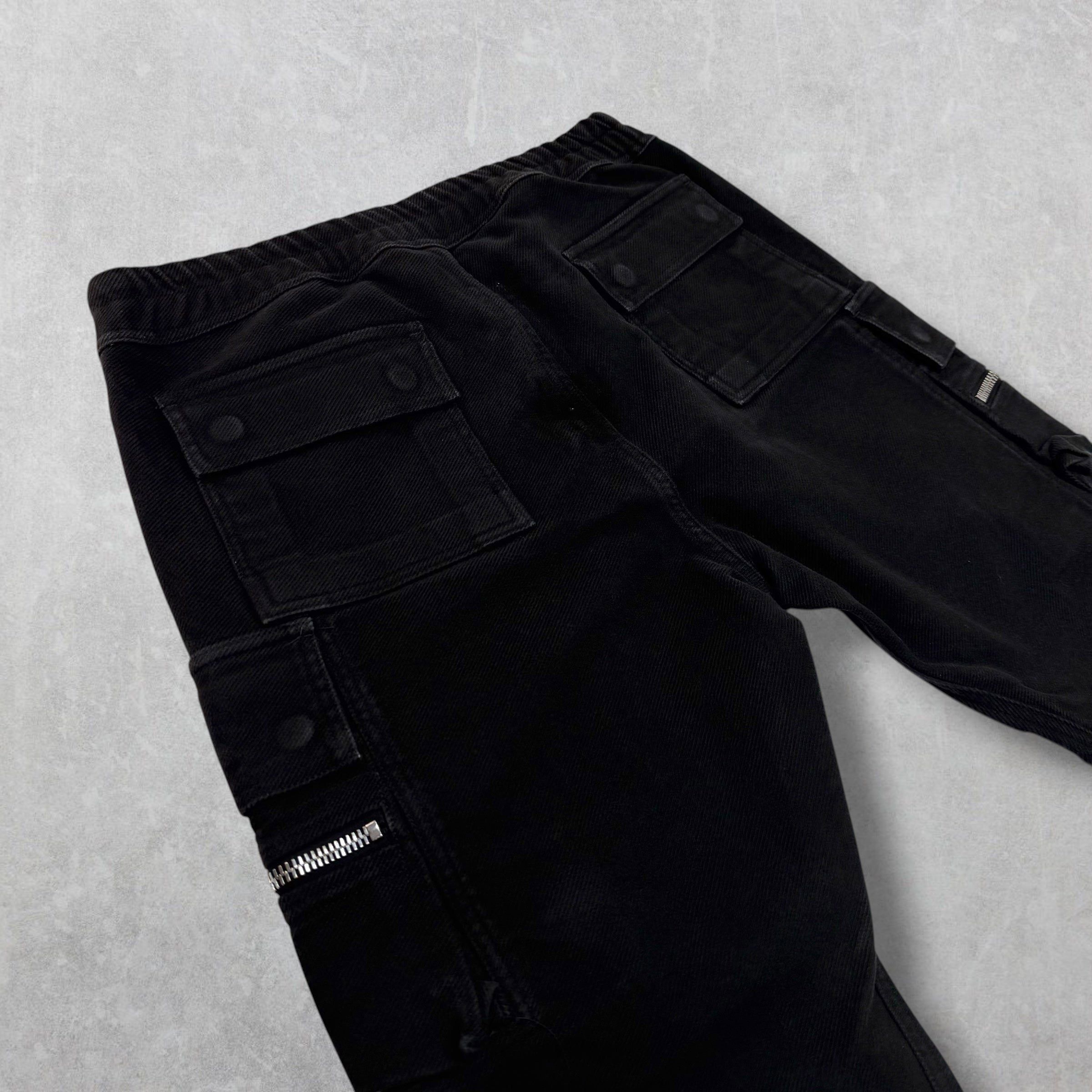 Rick Owens Rick Owens Mastodon Black Cargo Trousers 52 (L) Size US 36 / EU 52 - 4 Thumbnail
