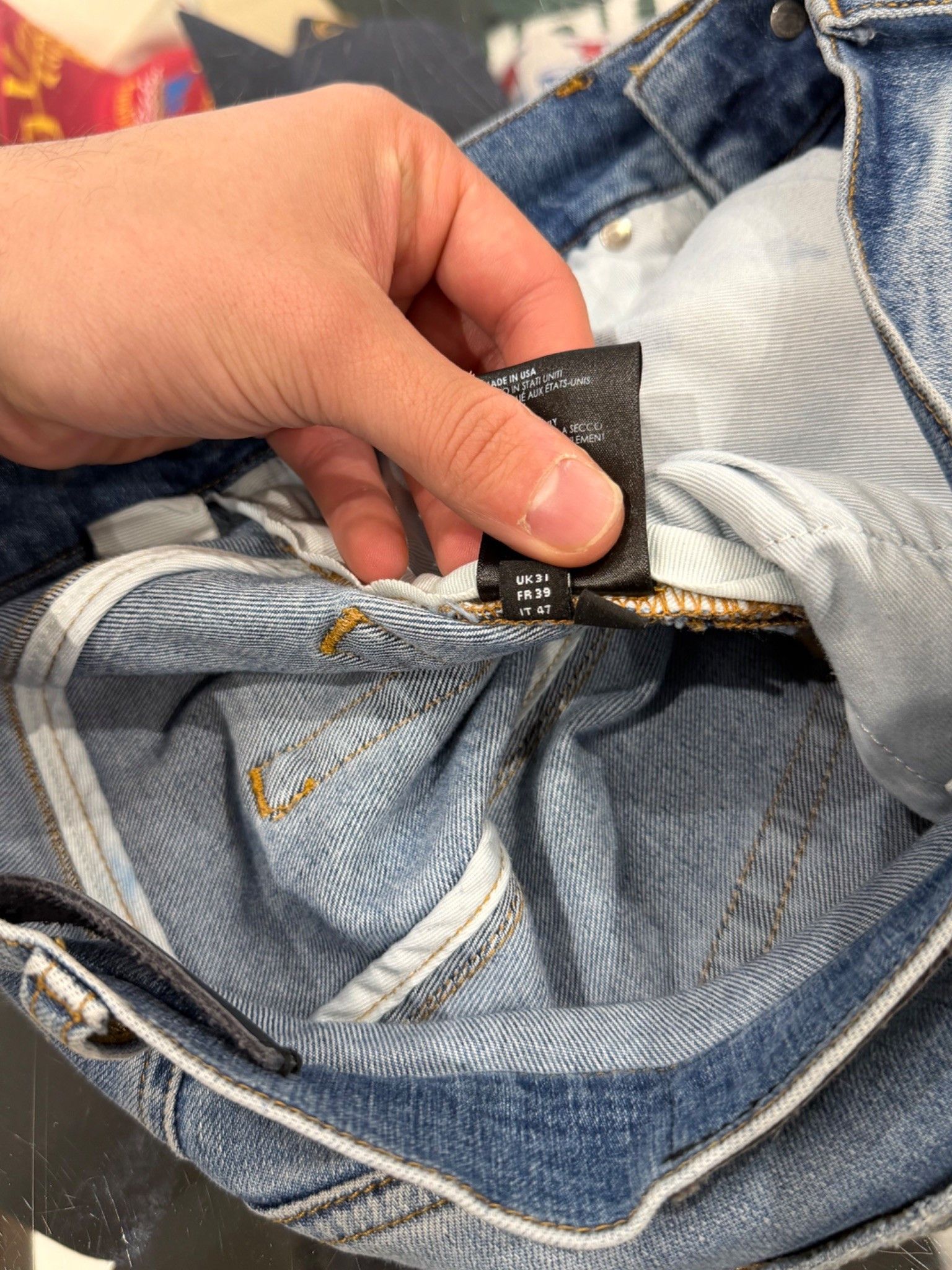 Amiri Amiri MX1 Jeans Blue Size US 31 - 10 Thumbnail