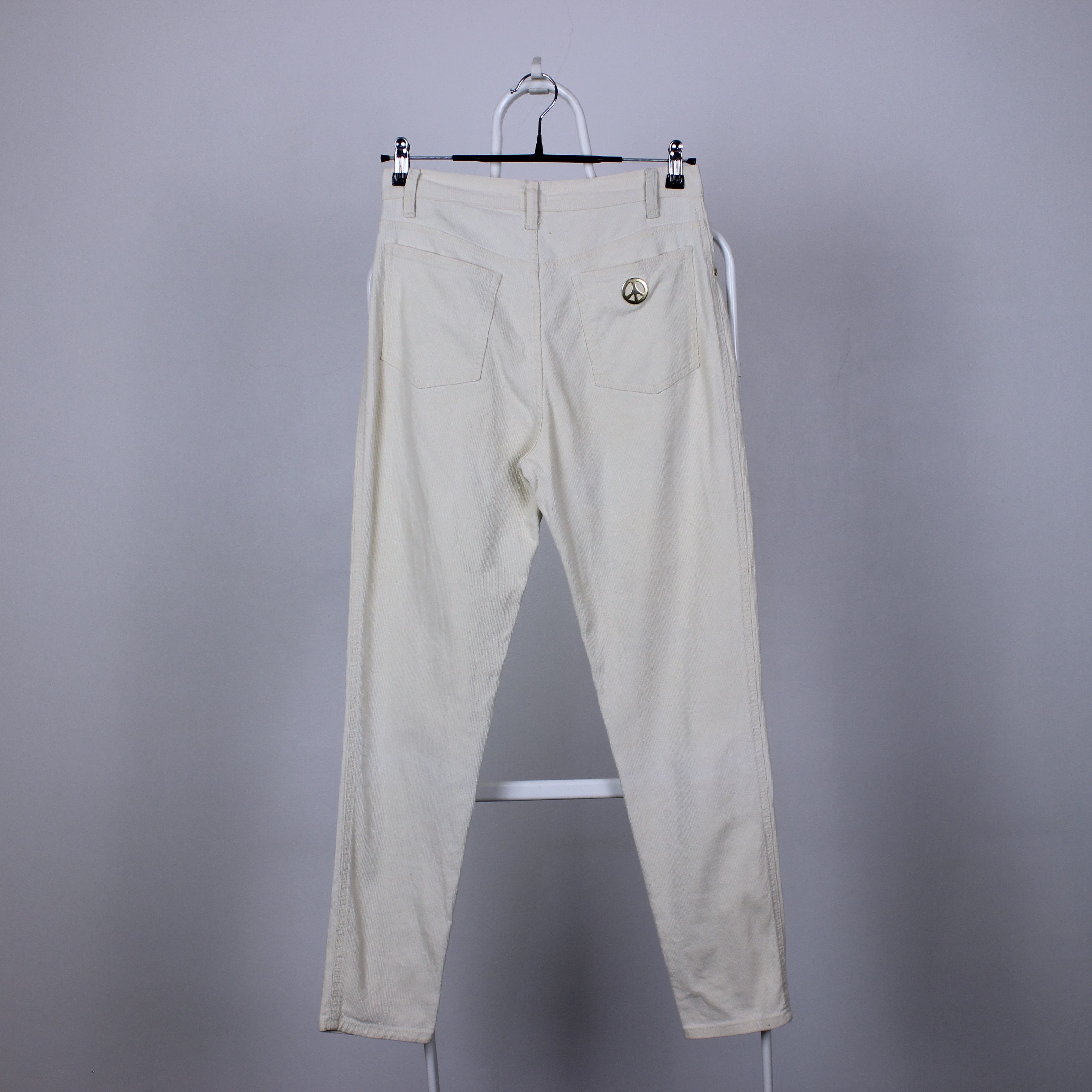 Moschino Moschino velvet pants women 30 beige Size 30" / US 8 / IT 44 - 9 Thumbnail