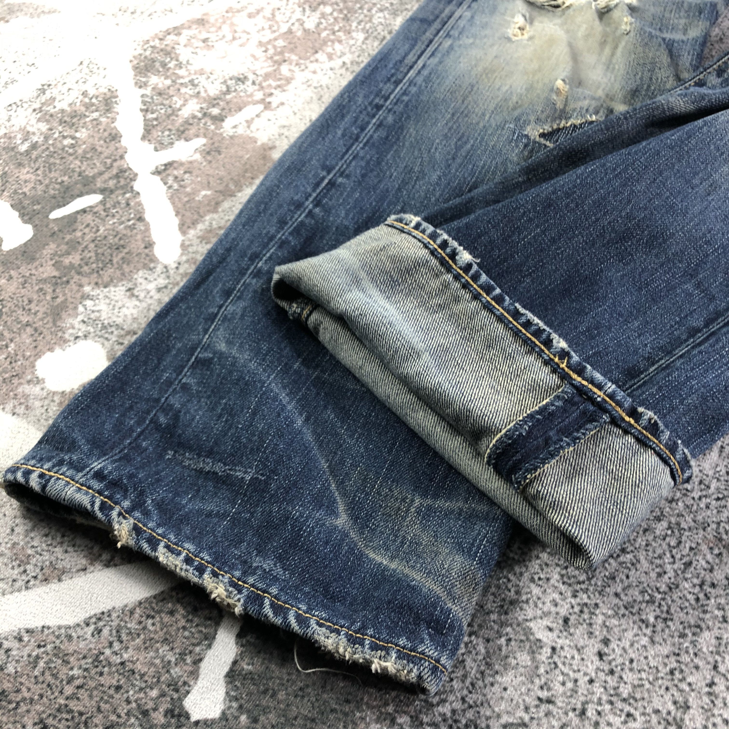Eternal Eternal Ripped Denim Destroyed Jeans KJ2371 Size US 32 / EU 48 - 7 Thumbnail