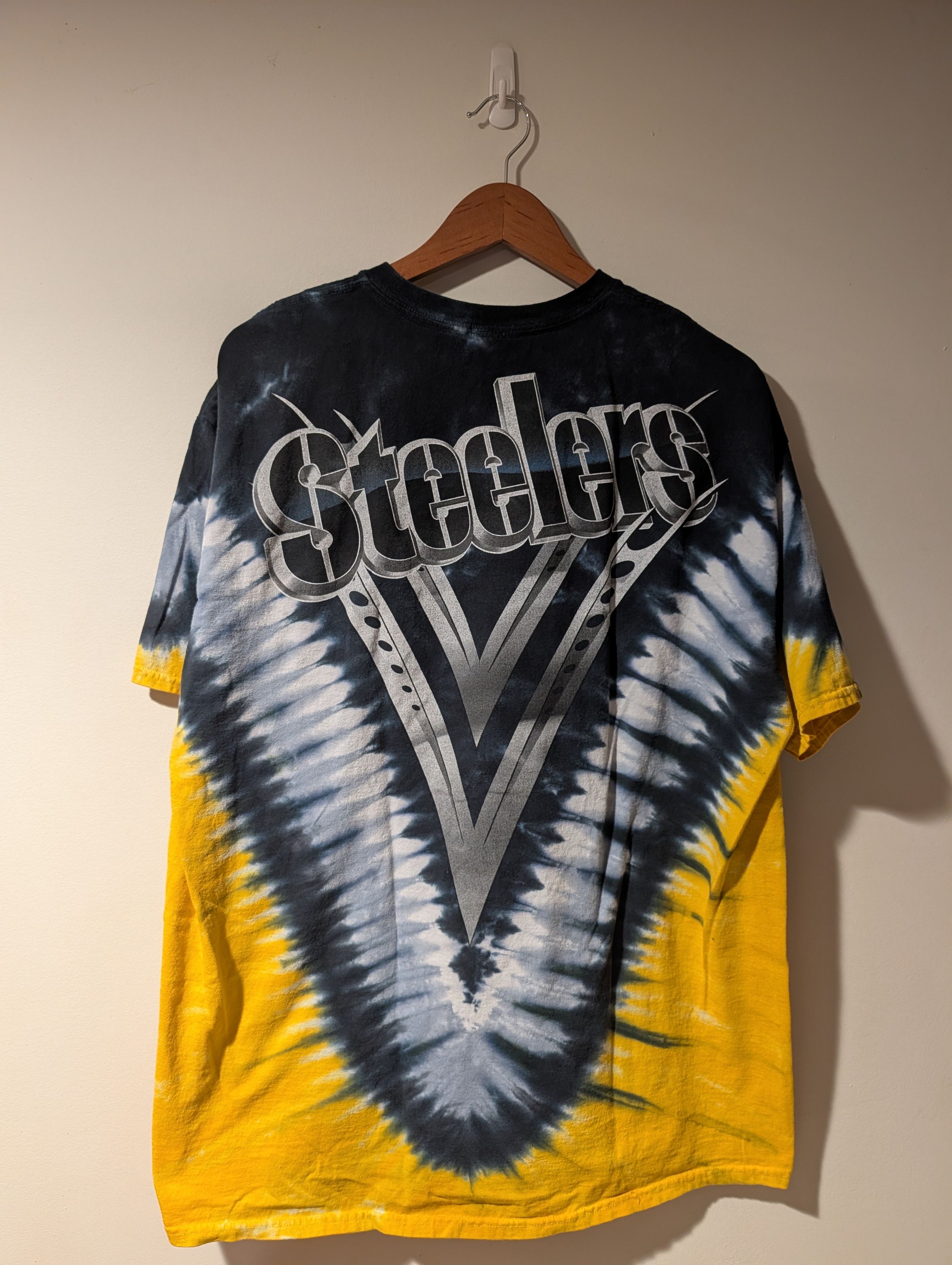 NFL Vintage Pittsburgh Steelers T Shirt XL Tie Dye V Pattern NFL Size US XL / EU 56 / 4 - 5 Thumbnail