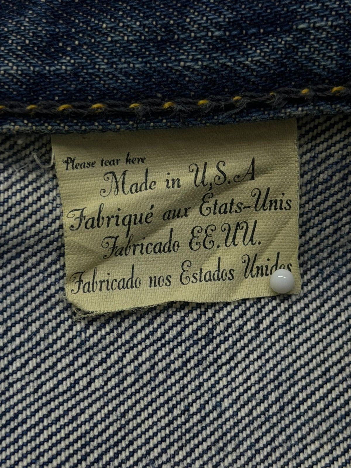 Levi's Vintage Clothing Vintage 00s Levi’s LVC S501XX Big E | Selvedge Denim U.S.A Size US 31 - 16 Thumbnail