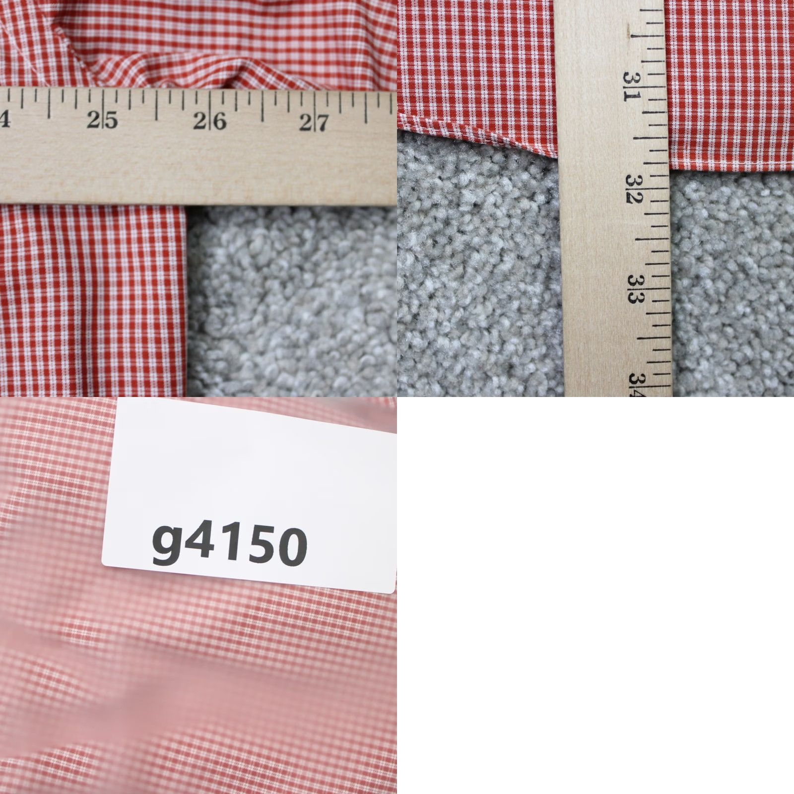 Brooks Brothers Brooks Brothers 346 Shirt Mens Large Red Check Non-Iron 100% Cotton Long Sleeve Size US L / EU 52-54 / 3 - 8 Thumbnail
