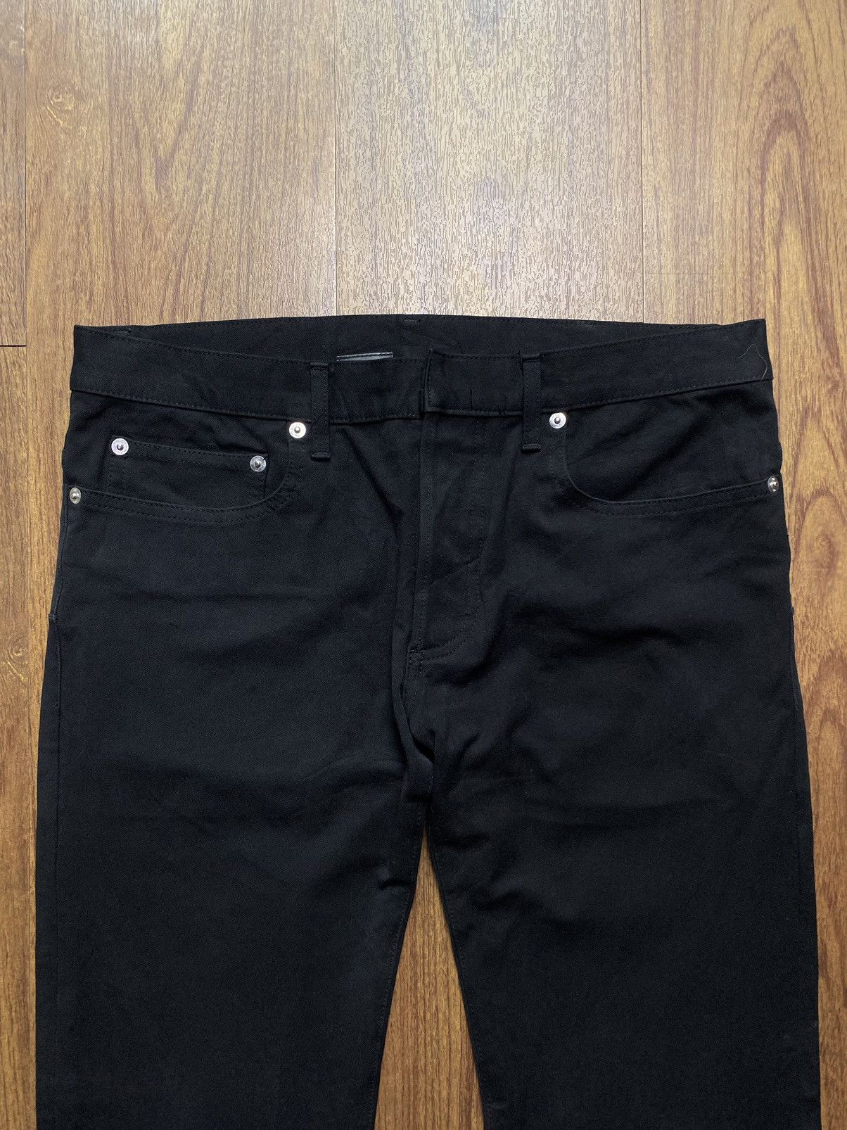 Dior × Hedi Slimane Dior Japan Black Denim Size US 31 - 3 Thumbnail