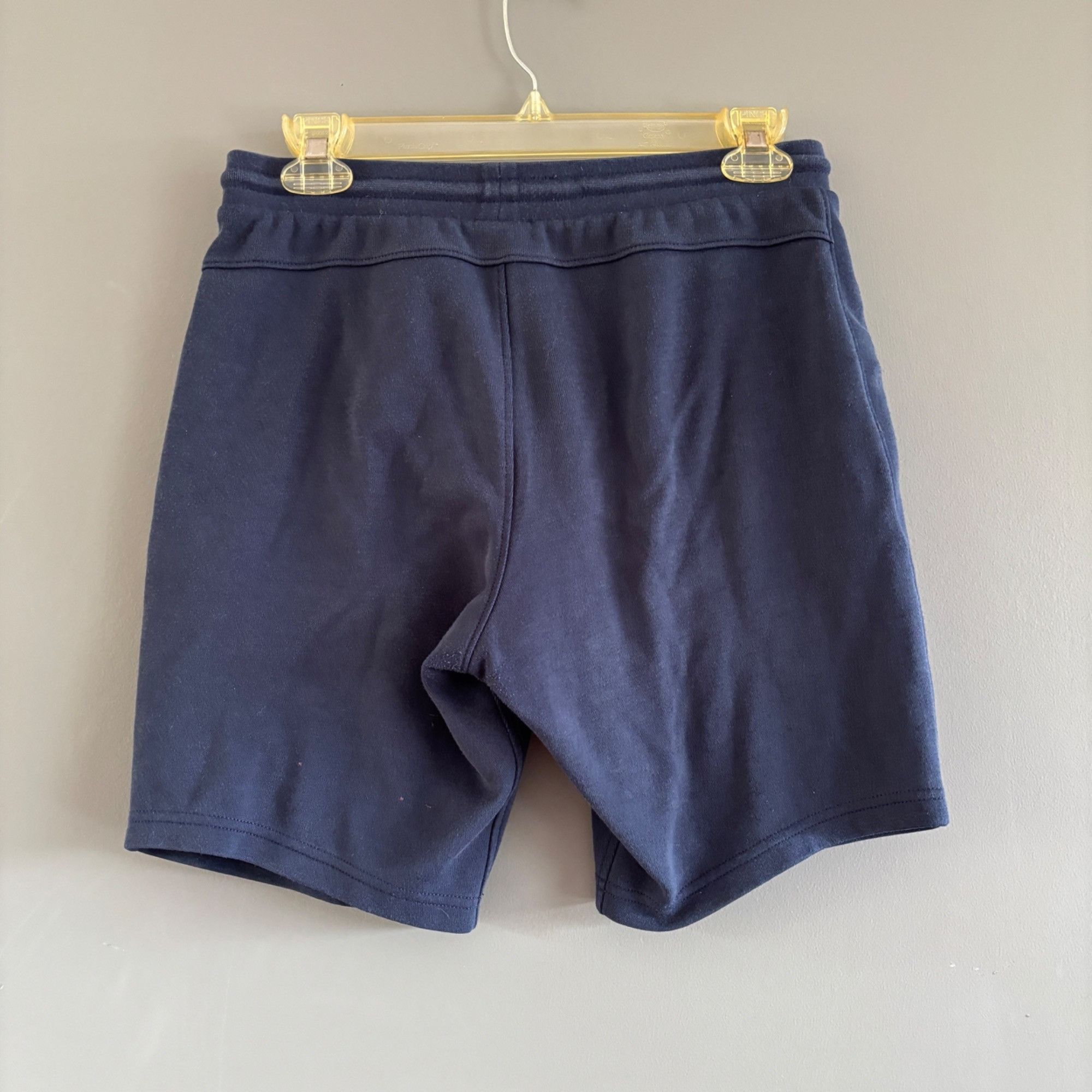 Express Express Mens XS Navy Blue Knit Sweat Shorts Drawstring Elast Size US 30 / EU 46 - 2 Thumbnail