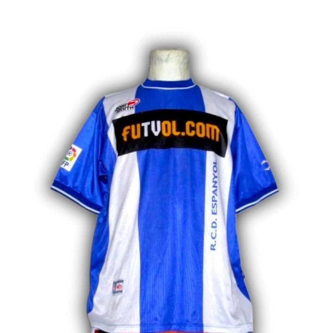Other RCD Espanyol Español 2000 2001 2002 Shirt Jersey John Smith Size US L / EU 52-54 / 3 - 2 Thumbnail