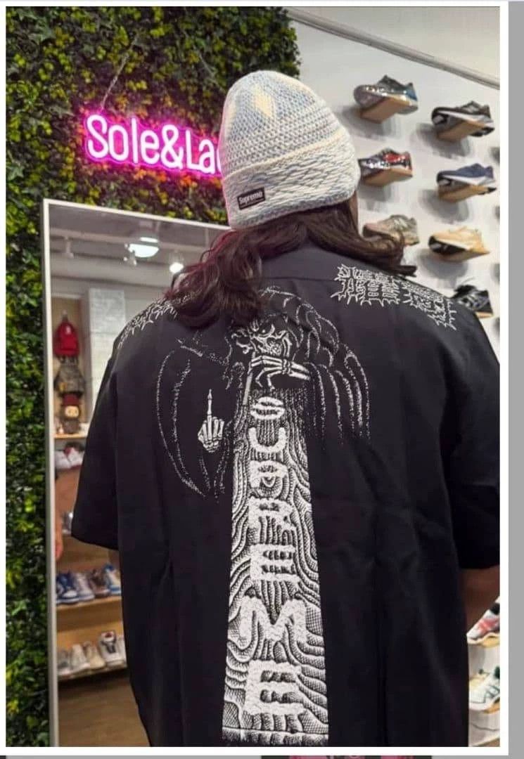 Supreme Supreme x Y'S Yohji Yamamoto FW25 Silk SS Shirt Size US L / EU 52-54 / 3 - 7 Thumbnail