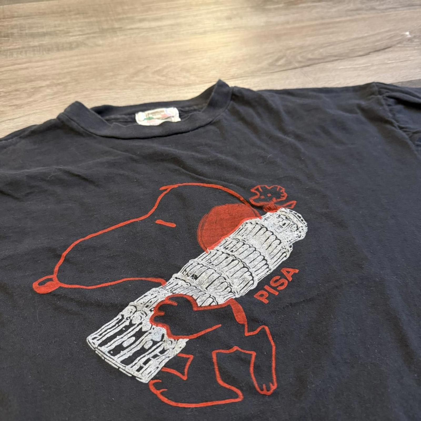 Other vintage snoopy leaning tower of Pisa t shirt 80s M Size US M / EU 48-50 / 2 - 3 Thumbnail