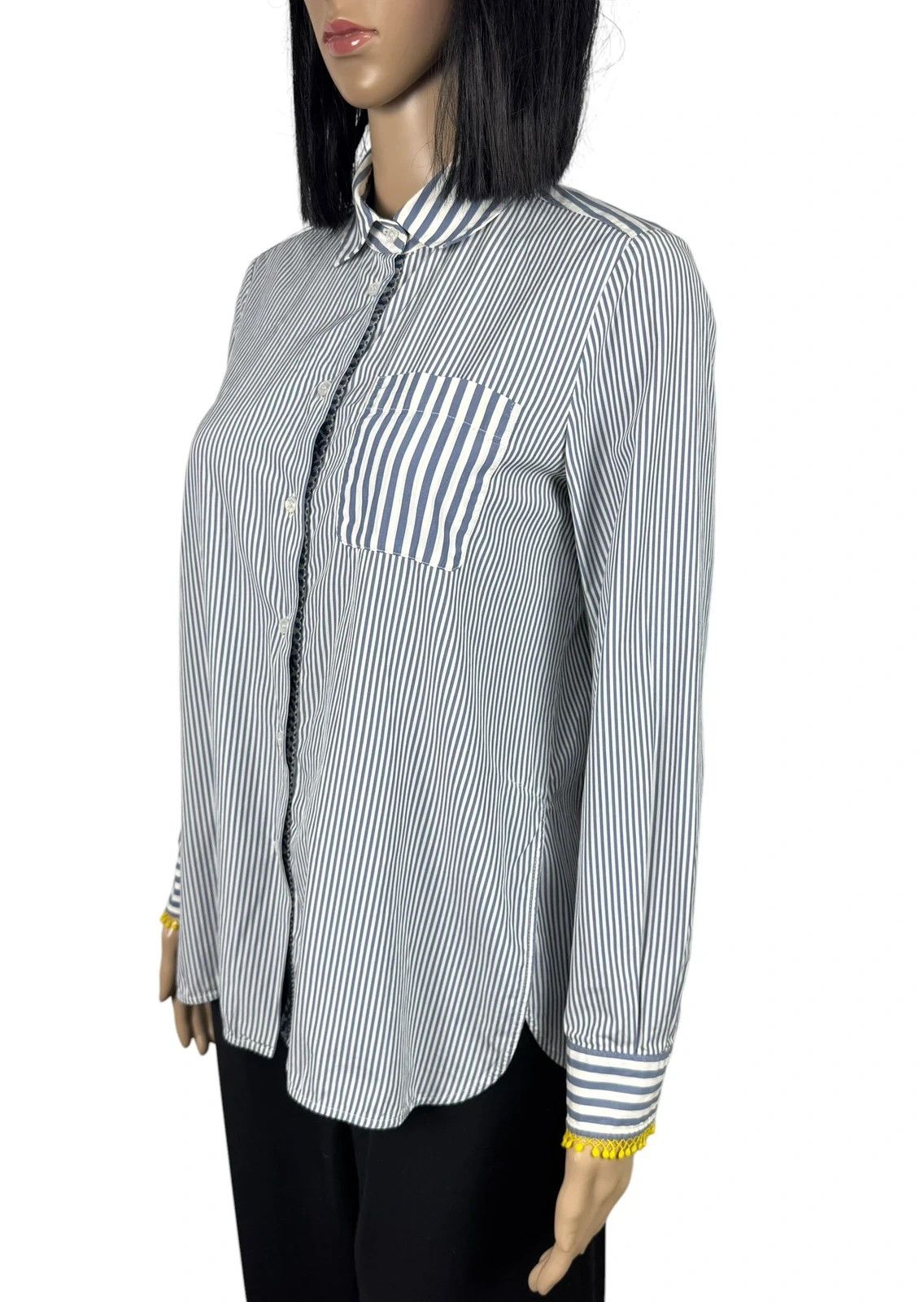 Weekend Max Mara Weekend Max Mara Striped Shirt Size S / US 4 / IT 40 - 5 Thumbnail