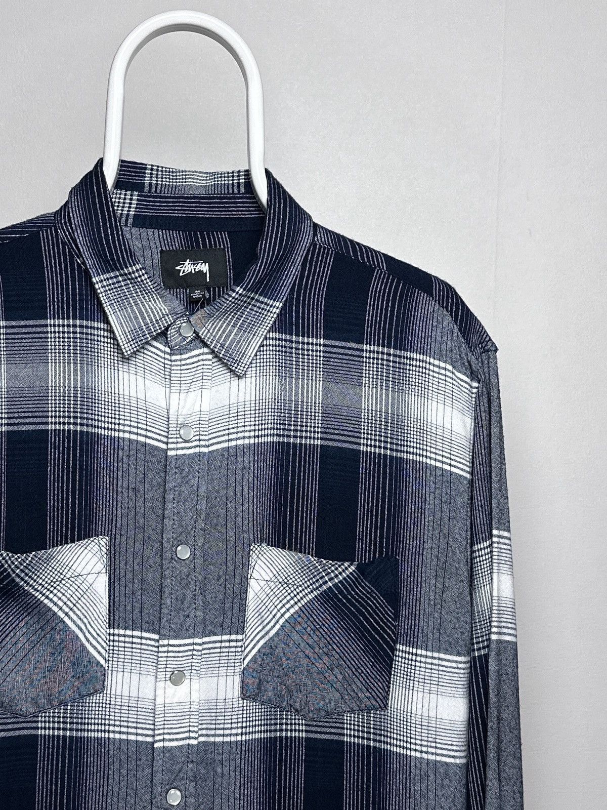 Stussy Stussy Shadow Plaid Shirt Long Sleeve Button Up Size M Size US M / EU 48-50 / 2 - 3 Thumbnail