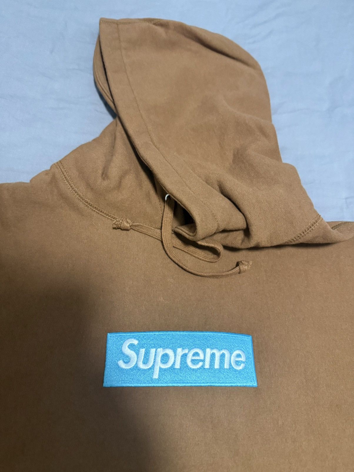 Supreme Supreme fw17 rust Brown box logo hooded sweatershirt Size US M / EU 48-50 / 2 - 3 Thumbnail
