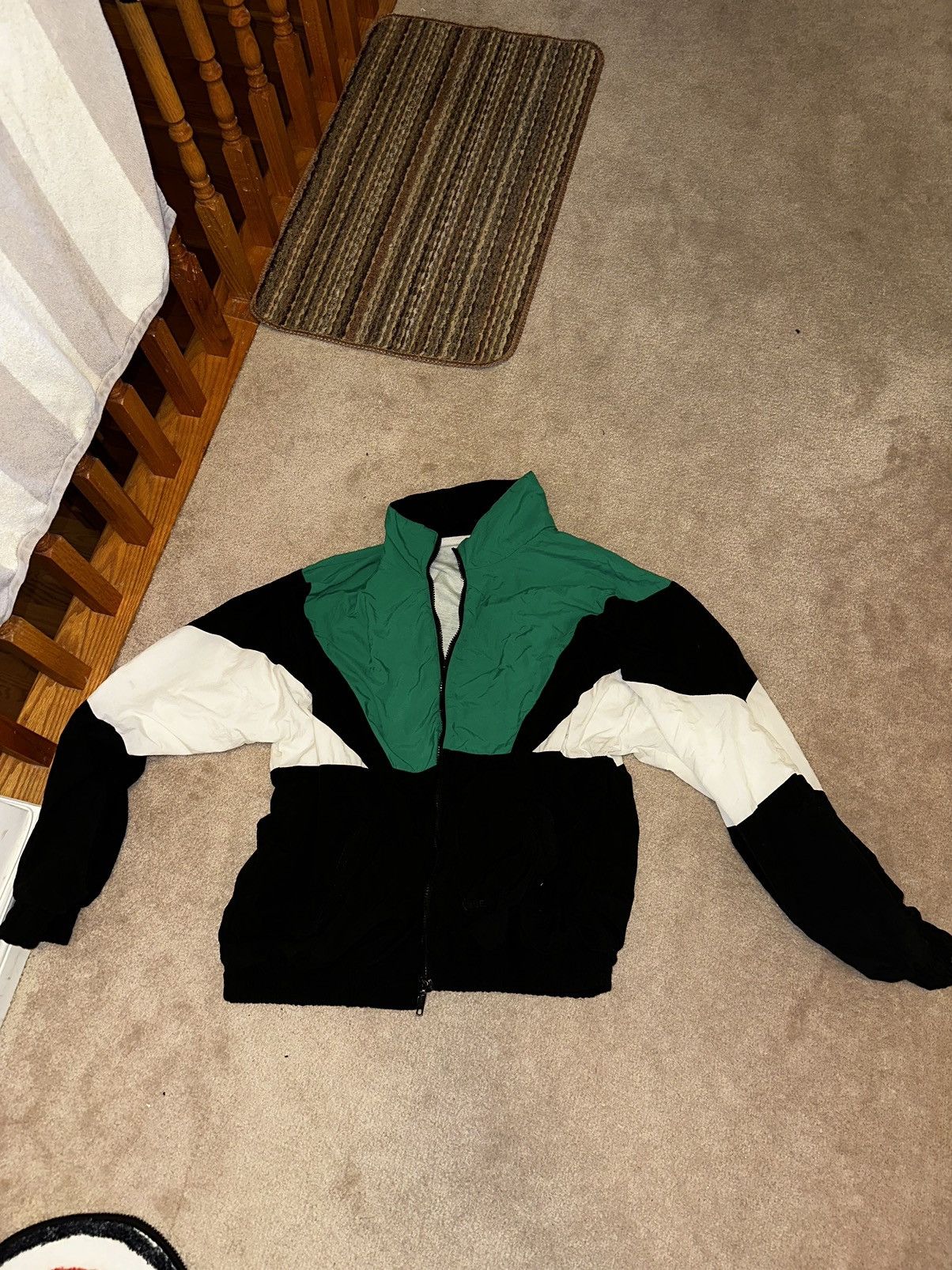 Vintage Green White Black Vintage Jacket Size US L / EU 52-54 / 3 - 1 Thumbnail