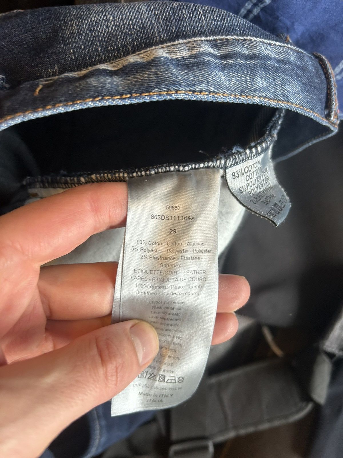 Dior Dior Slim-Fit Distressed Denim Jeans Size US 29 - 14 Thumbnail