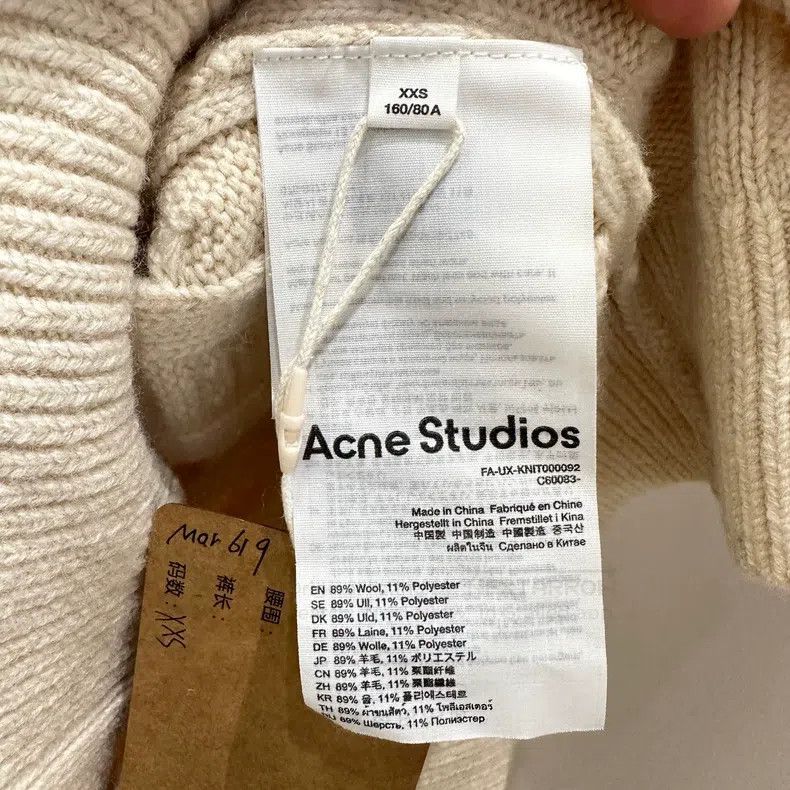 Acne Studios Acne Studios Embroidered Knit Wool Top Size XXS / US 00 / IT 34 - 4 Thumbnail