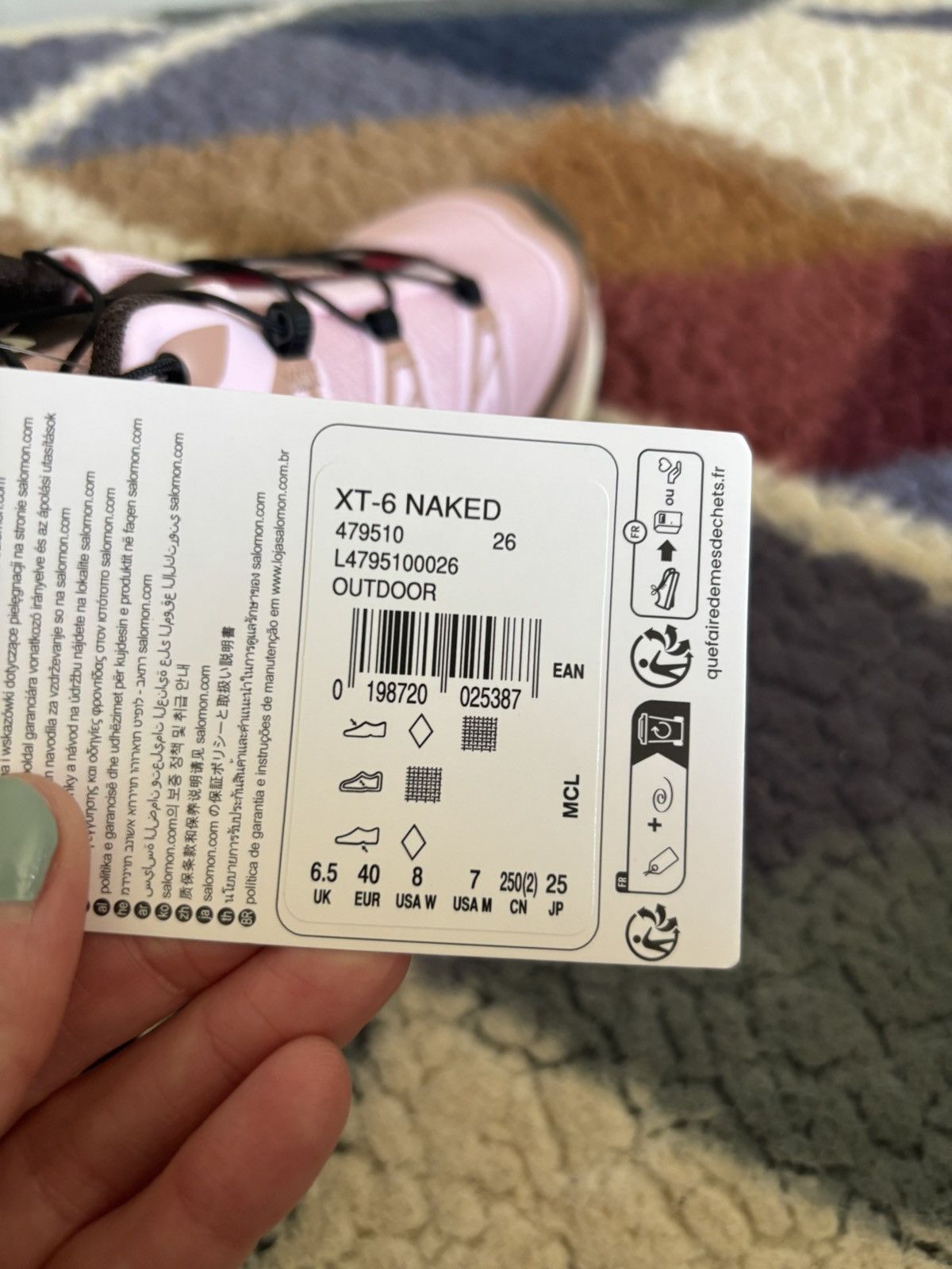 Salomon Salomon x Naked Copenhagen XT-6 limited edition sold out Size US 9 / IT 39 - 9 Thumbnail
