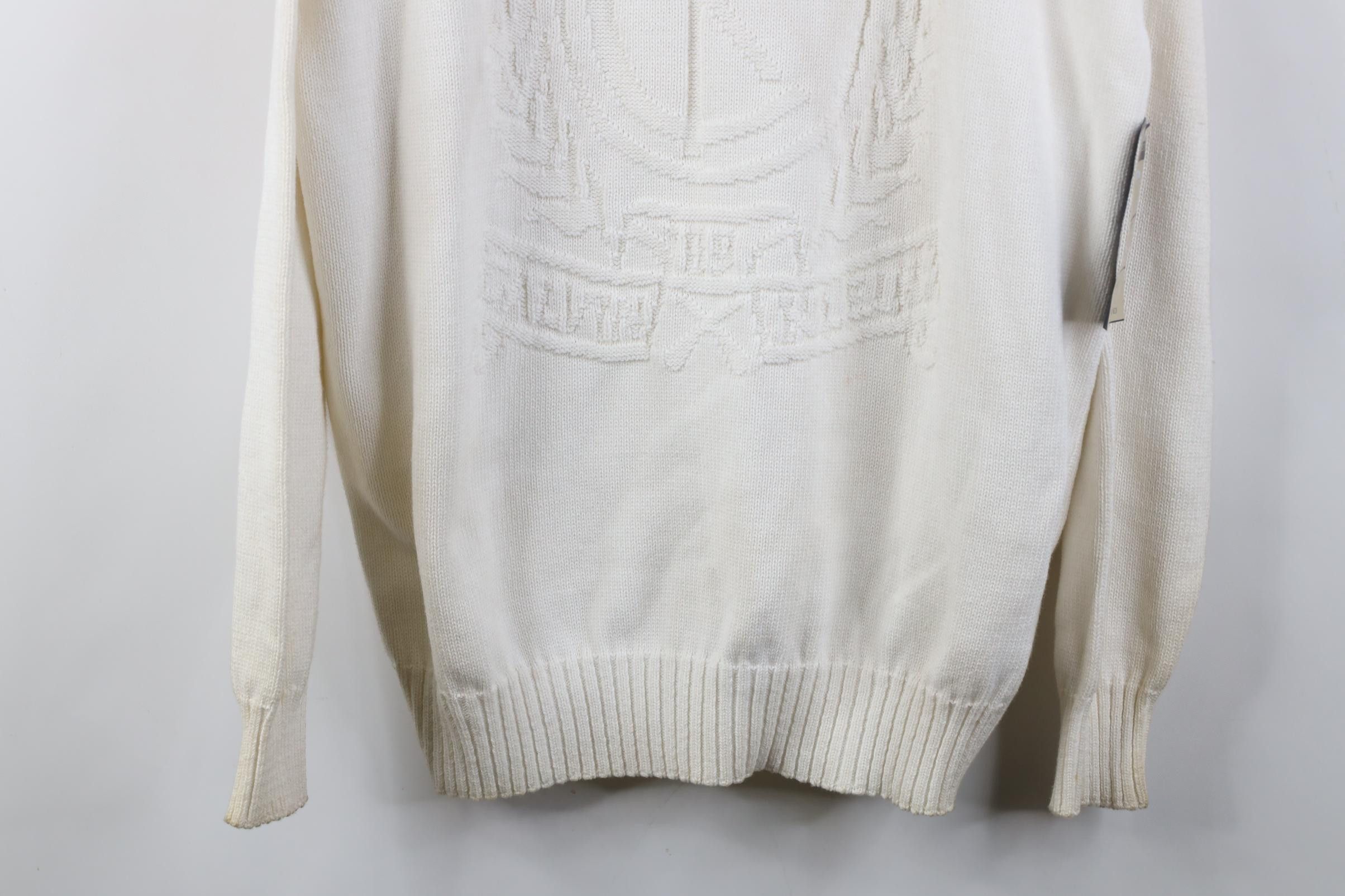 Calvin Klein Deadstock Vintage 90s Calvin Klein Marled Knit Sweater USA Size S / US 4 / IT 40 - 3 Thumbnail
