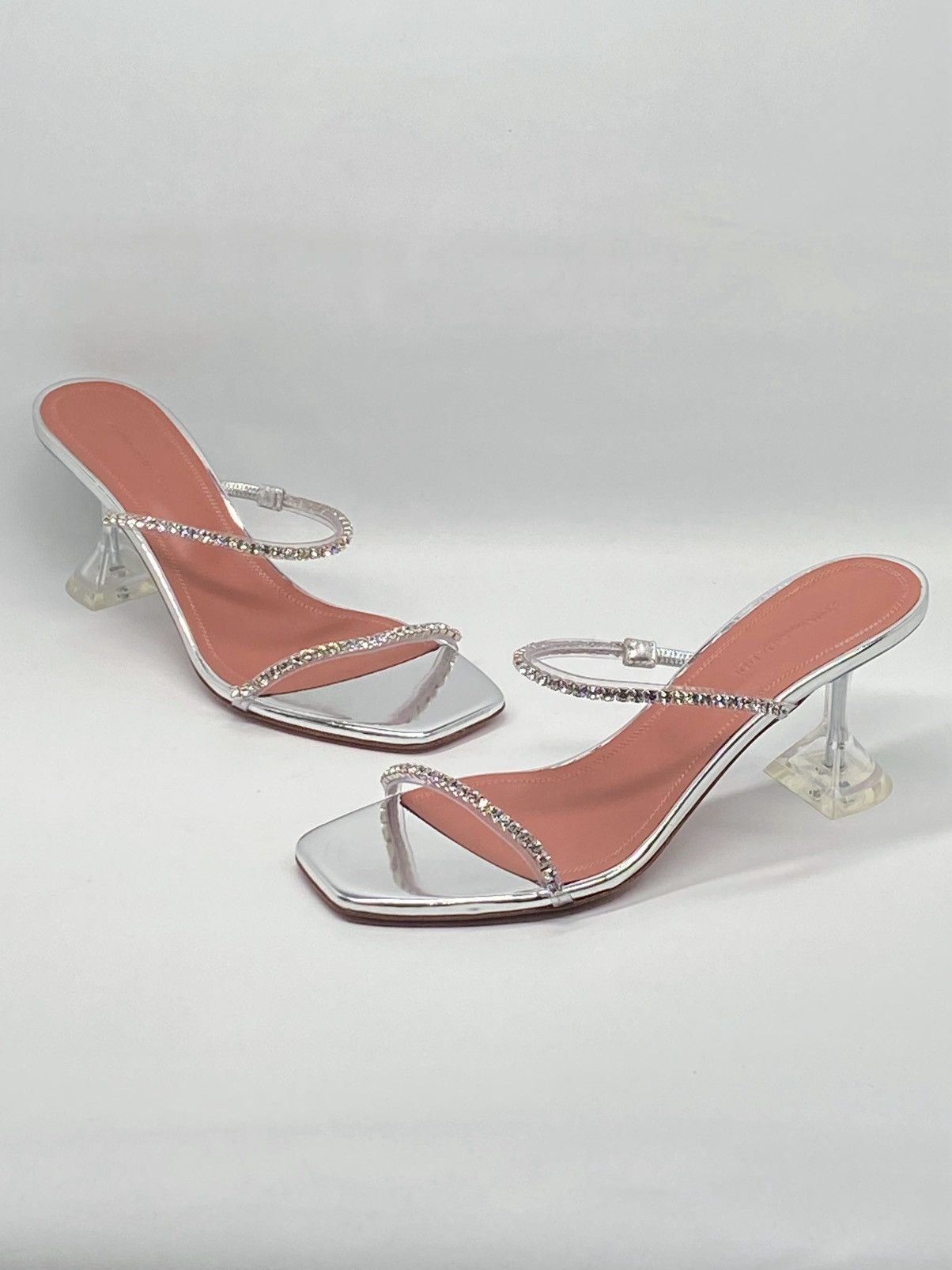 Amina Muaddi Amina Muaddi Gilda embellished PVC mules size 36.5 Size US 6.5 / IT 36.5 - 10 Thumbnail