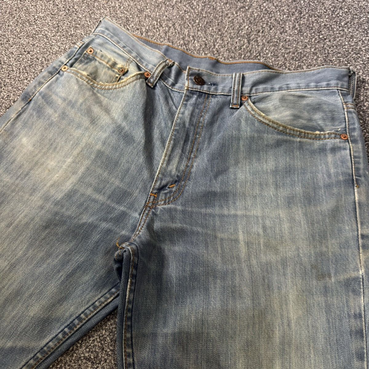 Engineered Garments × Levi's Vintage Flared y2k Levis 517 Distressed Denim Boot Cut W34 Size US 34 / EU 50 - 3 Thumbnail