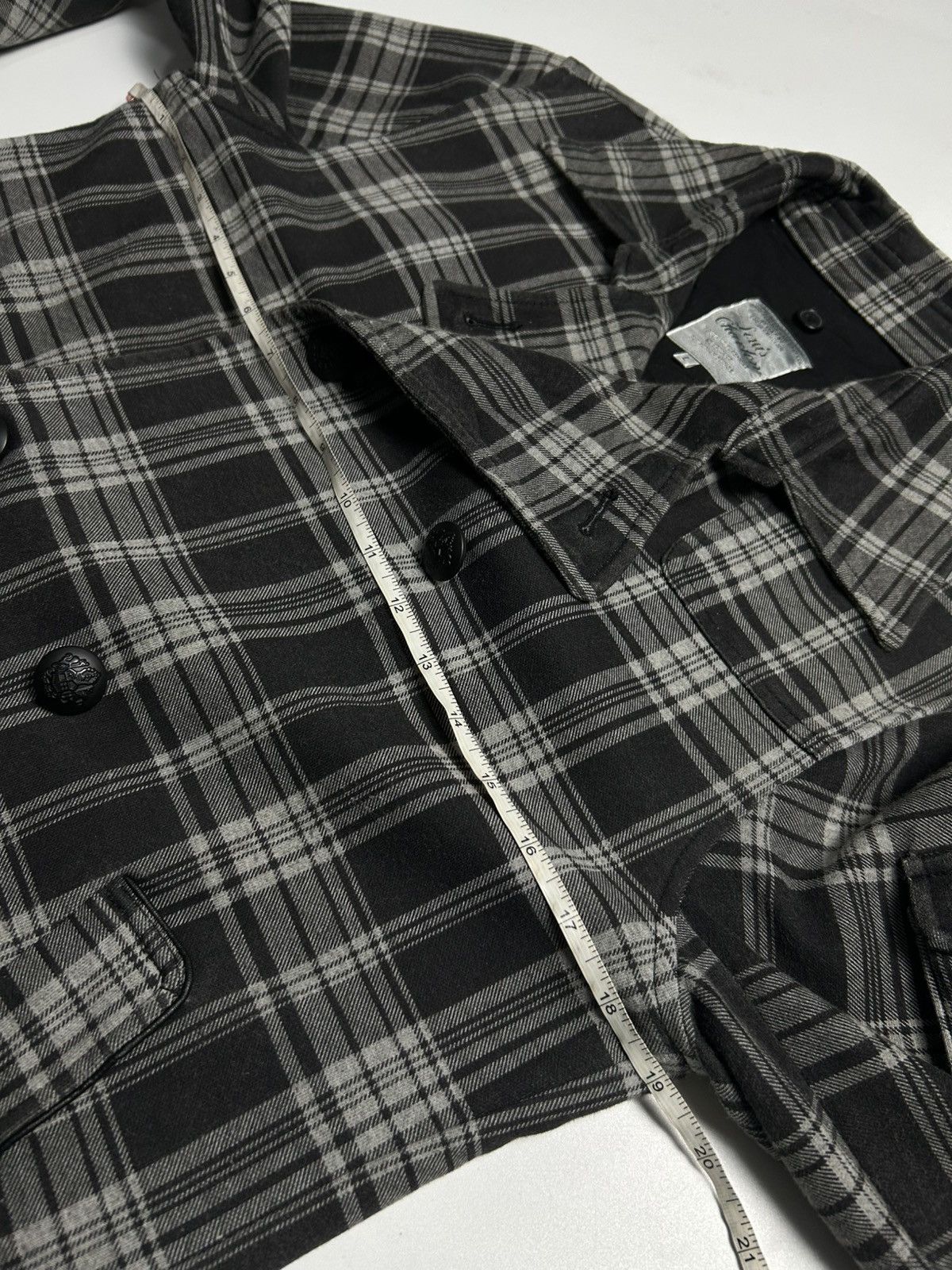Japanese Brand LOUIS CHAVLON PLAID CHECKERED DOUBLE BREAST JACKET Size US L / EU 52-54 / 3 - 5 Thumbnail