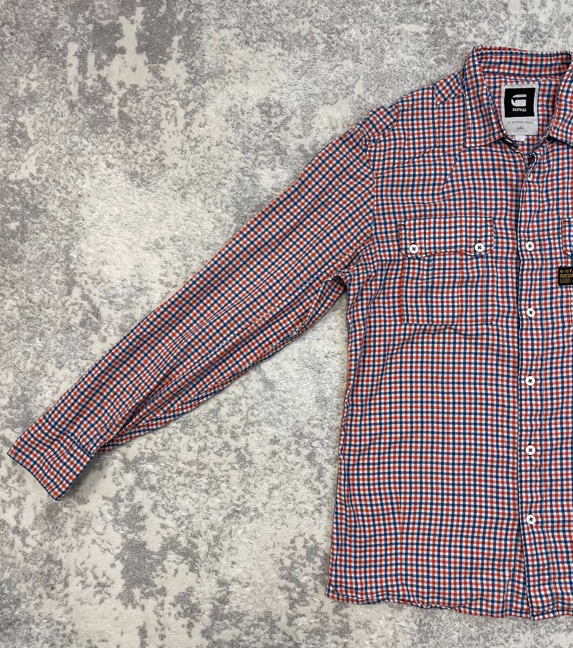 G-Star G-Star Raw Classic Checked Long Sleeve Shirt Size L Size US L / EU 52-54 / 3 - 4 Thumbnail