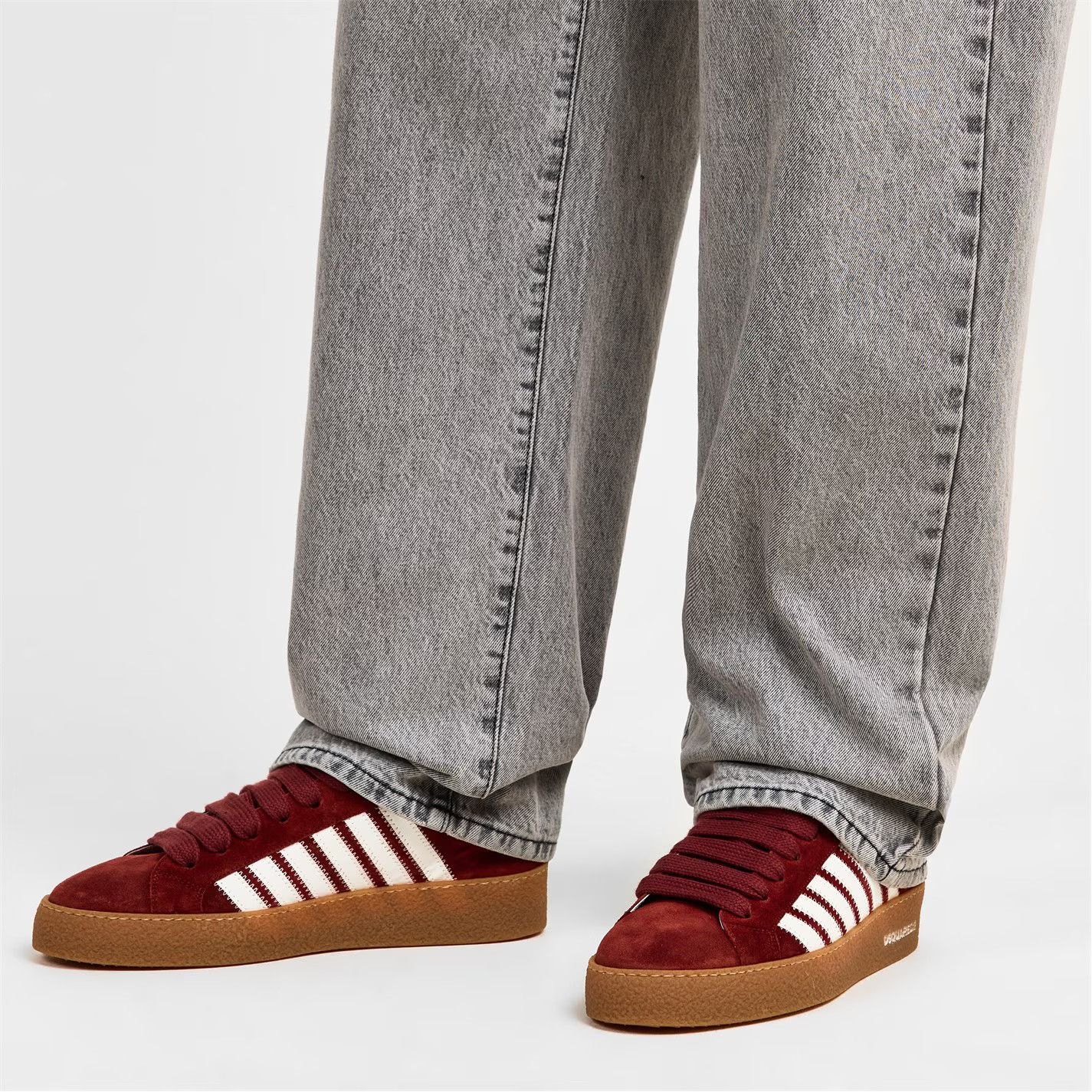 Dsquared2 o1g2r1mq0426 Low-Top Trainers in Red/White Size US 11 / EU 44 - 3 Thumbnail