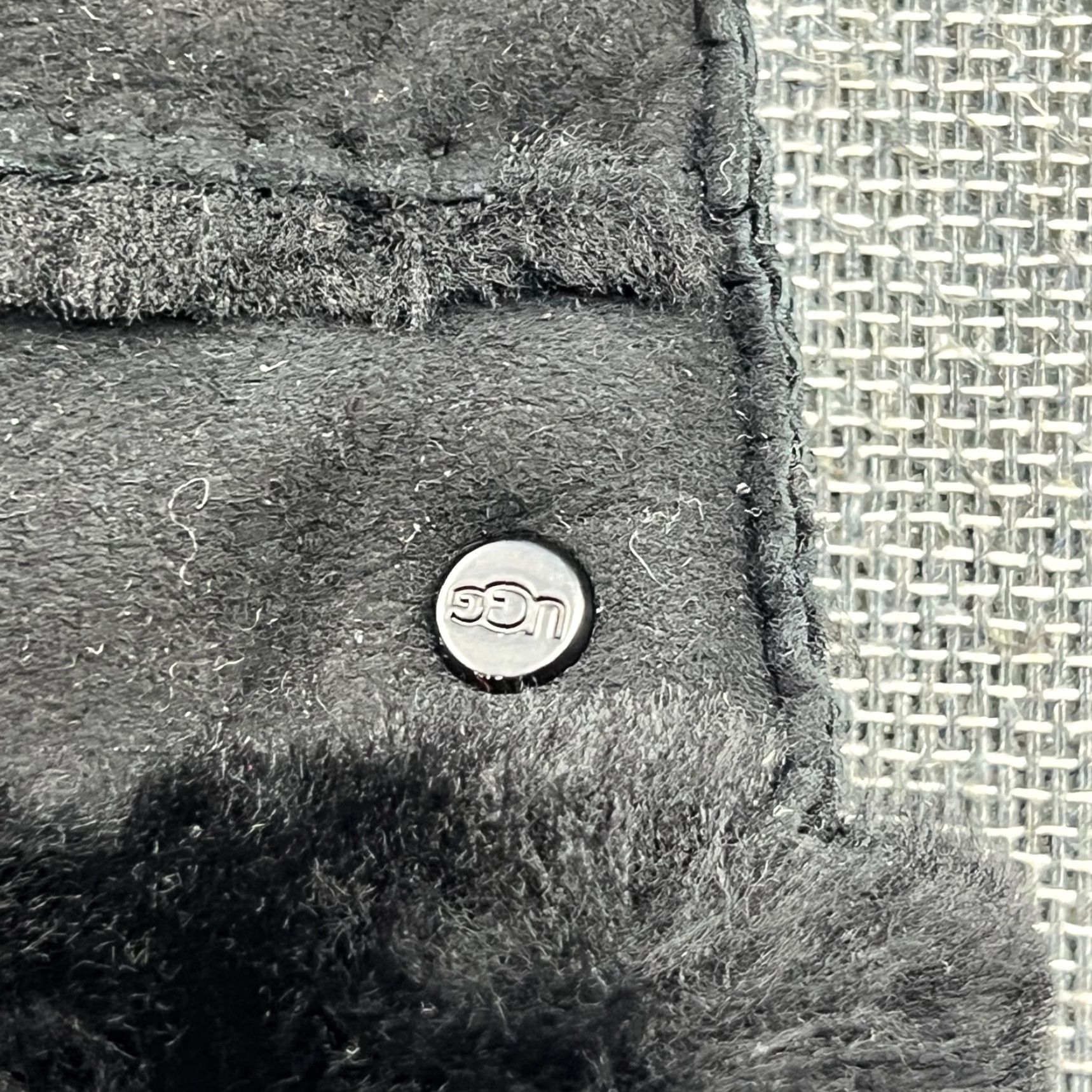 Ugg UGG Womens Gloves Small Suede Leather Shearing Sheepskin Size ONE SIZE - 4 Thumbnail