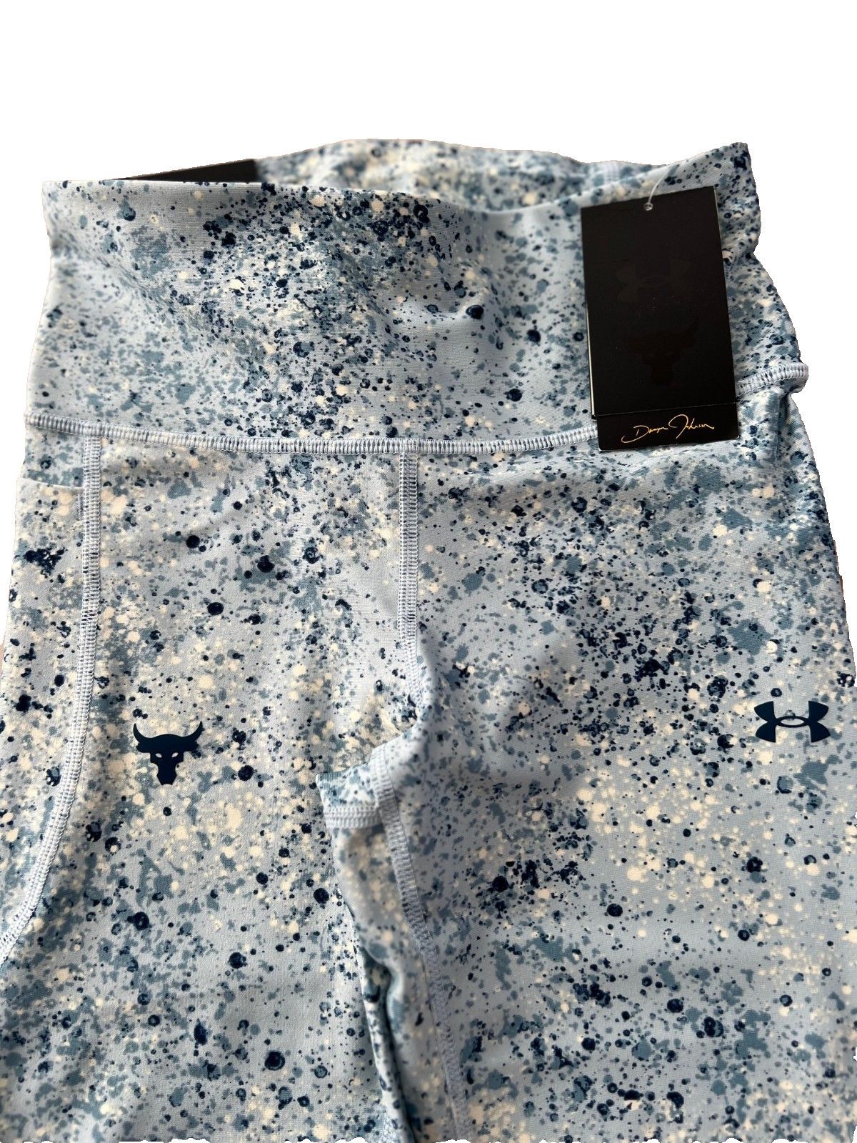 Under Armour Under Armour 1369955 Project Rock Leggings Siel ( S ) Size 28" / US 6 / IT 42 - 4 Thumbnail