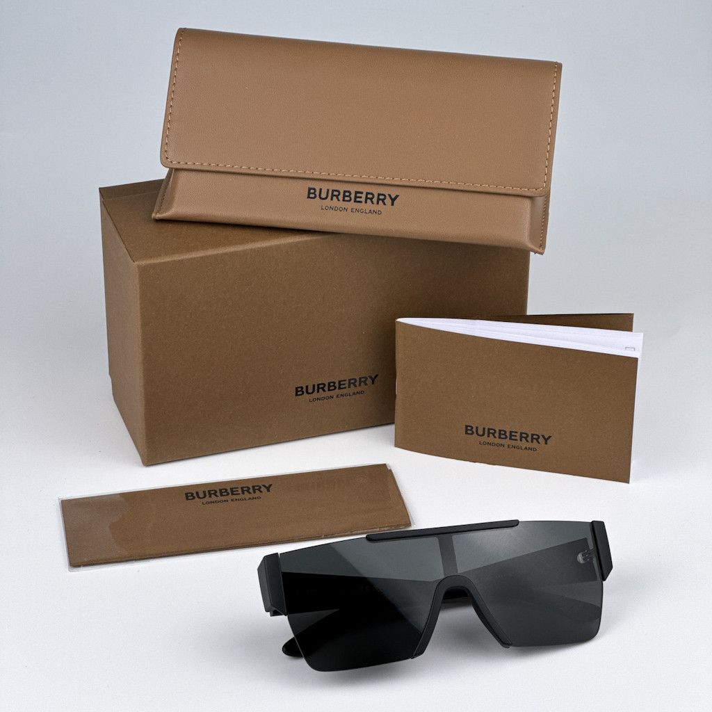 Burberry NEW Burberry BE4291 346487 Grey Gradient Unisex Sunglasses Size ONE SIZE - 10 Thumbnail