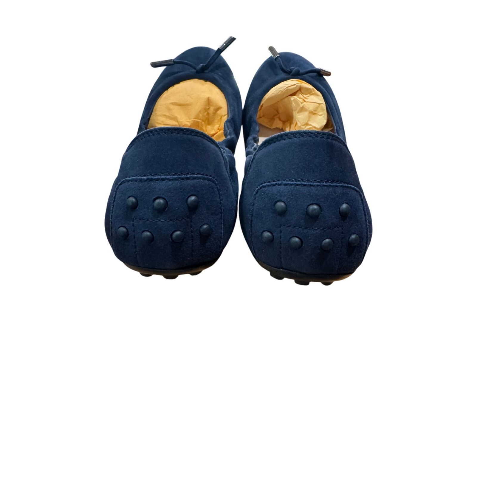 Tod's Tods Blue Suede Ballerina Dee Laccetto Ballet flats sz. 38 Size US 8 / IT 38 - 7 Thumbnail