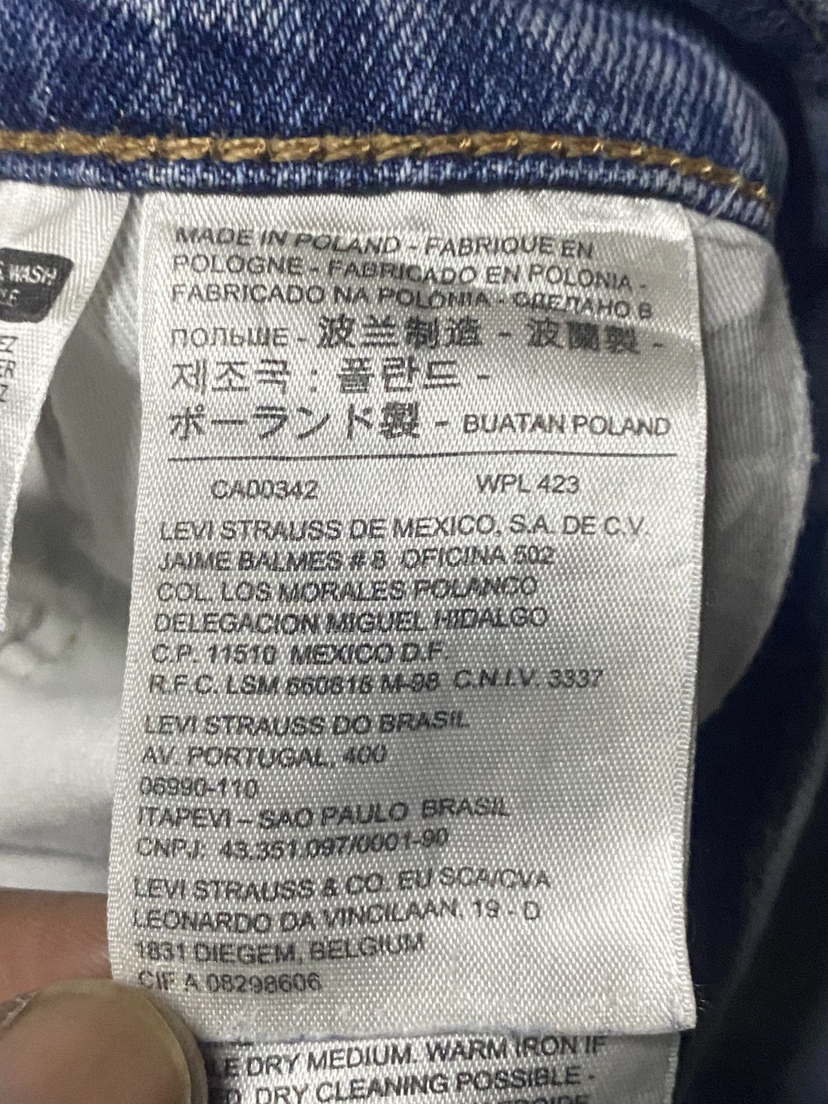 Levi's Vintage Levis 502 Y2K blue Wash Tappered Leg Jeans Size US 36 / EU 52 - 17 Thumbnail