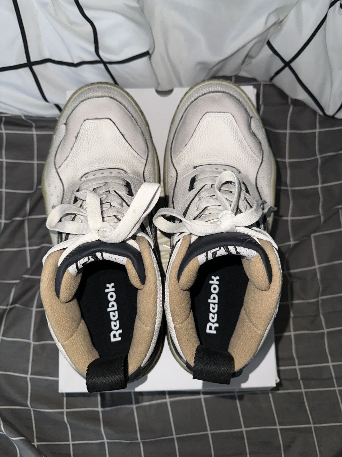 Hed Mayner HED MAYNER REEBOK VINTAGE BLACKTOP SNEAKERS Size US 12 / EU 45 - 6 Thumbnail