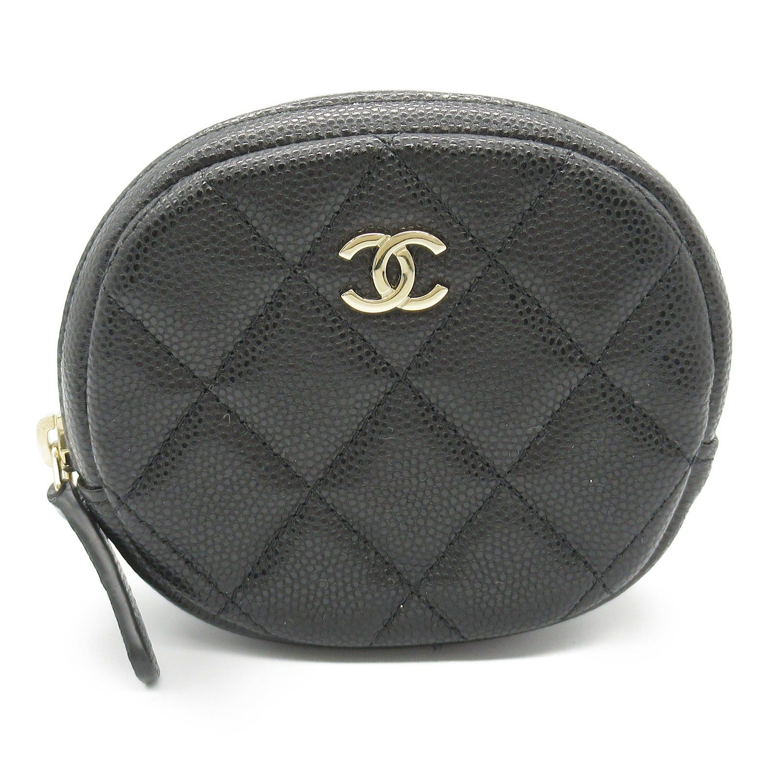 Chanel Chanel Matelasse Coin Purse Caviar Skin (Grained Calf) Black Gold Hardware Size ONE SIZE - 1 Thumbnail