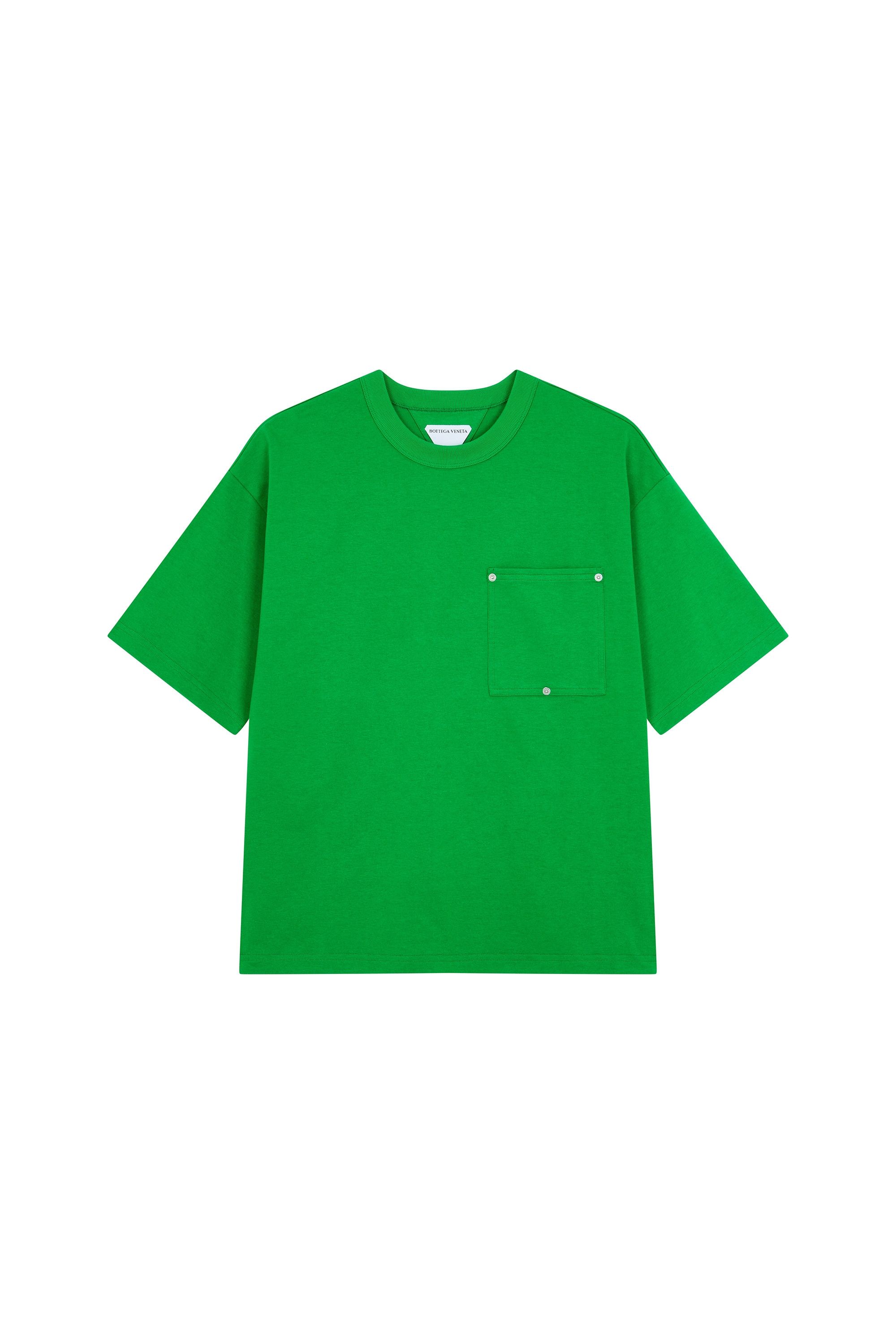 ■BOTTEGA VENETA■ Light Cotton Short Sleeve T-Shirt Green 7 Shirts | Bottega Veneta Green Tshirt | Poshmark