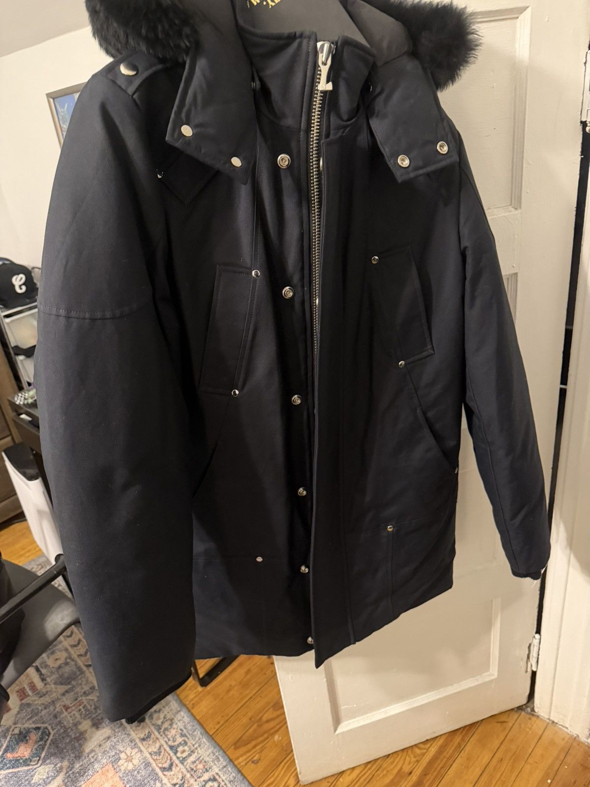 Moose Knuckles Moose Knuckles Sterling Parka Navy Blue Men’s Small NWT Size US S / EU 44-46 / 1 - 1 Thumbnail