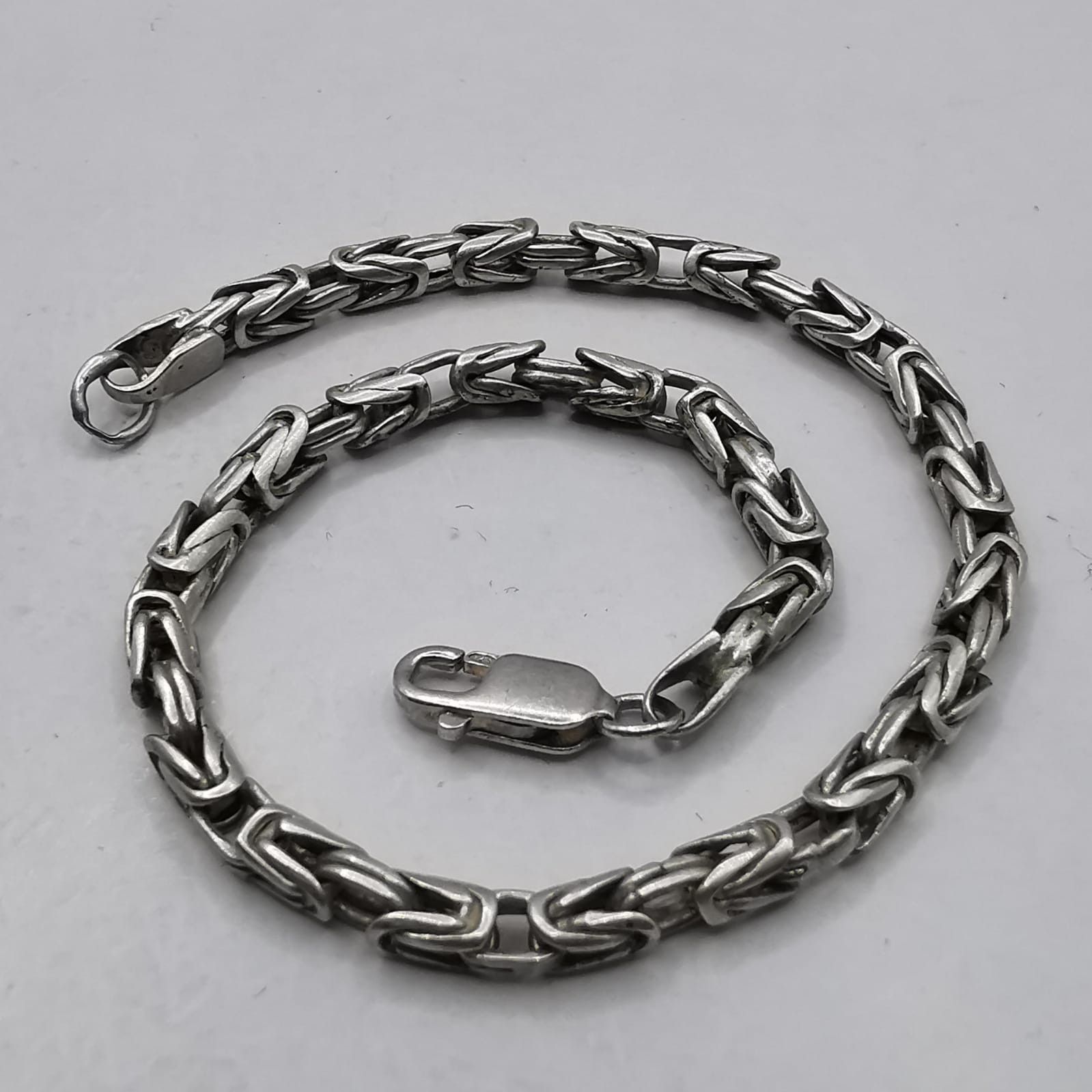 Sterling Silver x Vintage Exclusive Bracelet Jewelry,925 Sterling Silve 9,48G, Men's