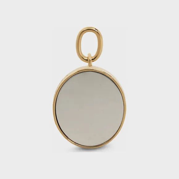 Celine o1bcso1str1024 Size: OS/ Small Mirror Pendant in Gold Size ONE SIZE - 1 Thumbnail