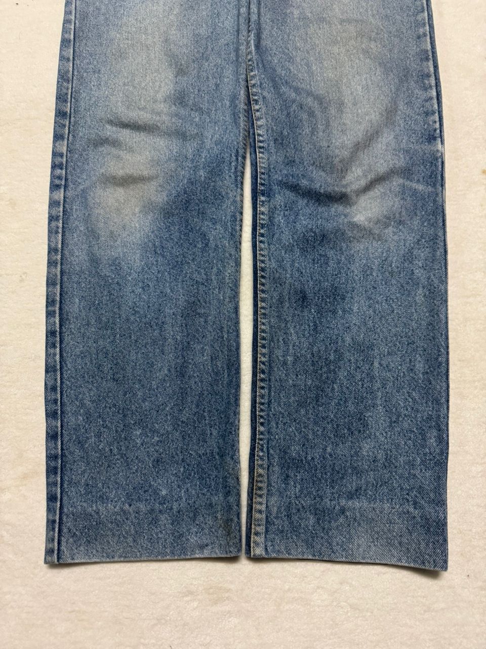 Levi's VINTAGE 1991s LEVI’S 555 STONE WASHED BLUE JEAN VERY RARE Size US 31 - 3 Thumbnail