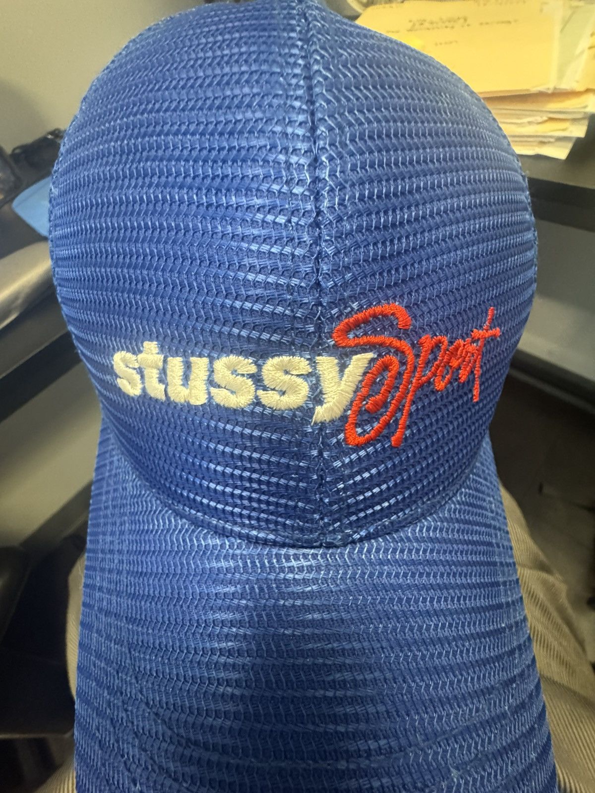 Stussy Stussy Sport Blue Trucker Size ONE SIZE - 7 Thumbnail