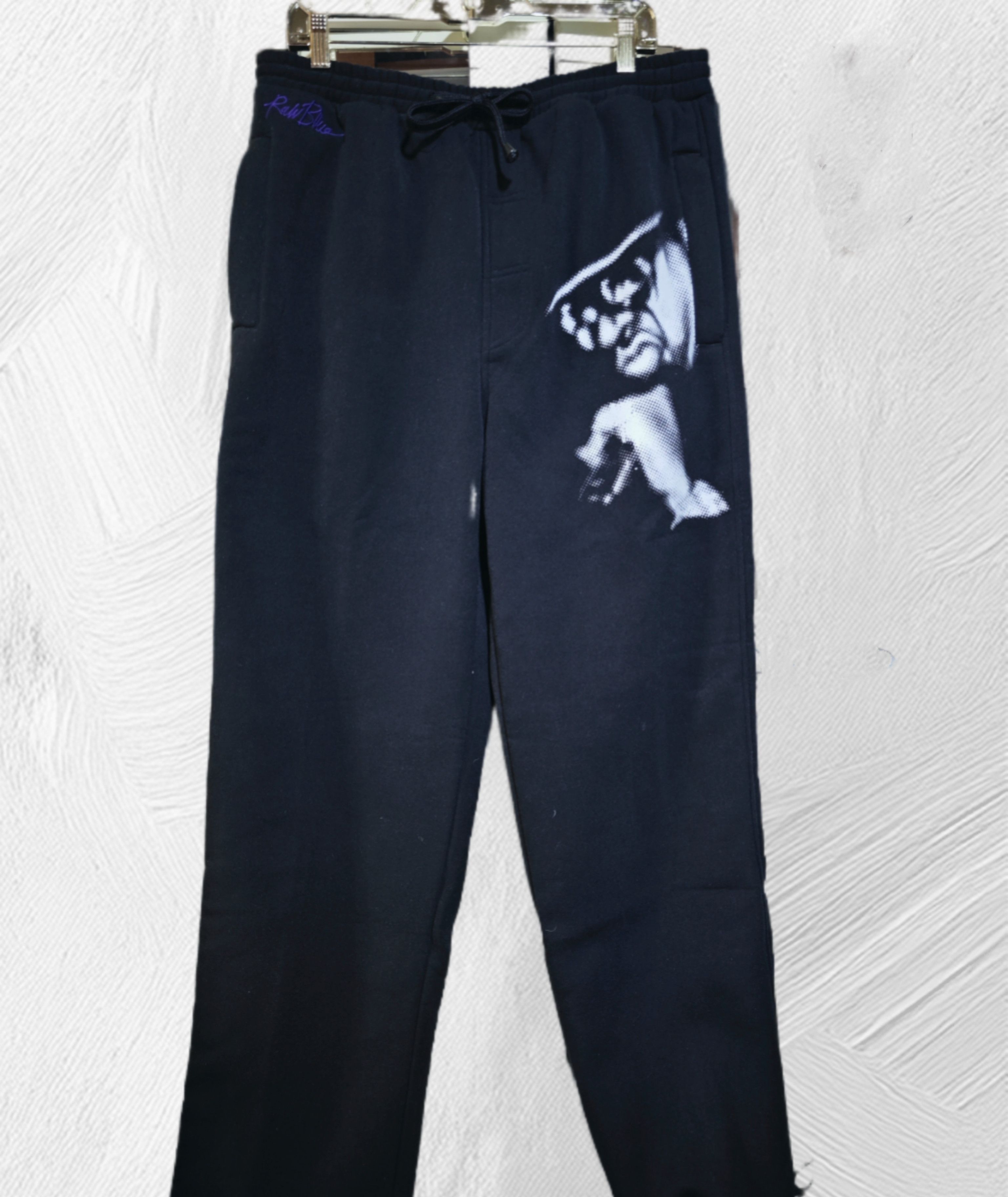 Other raw blue graphic tracksuit set (hoodie + joggers) Size US L / EU 52-54 / 3 - 7 Thumbnail