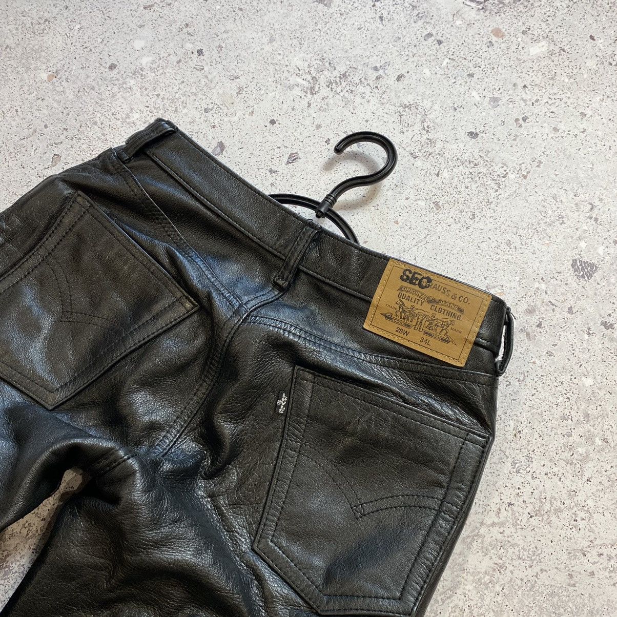 Levi's Vintage Levi’s Leather Nylon Moto Pants Y2K Made In Korea Size US 28 / EU 44 - 6 Thumbnail