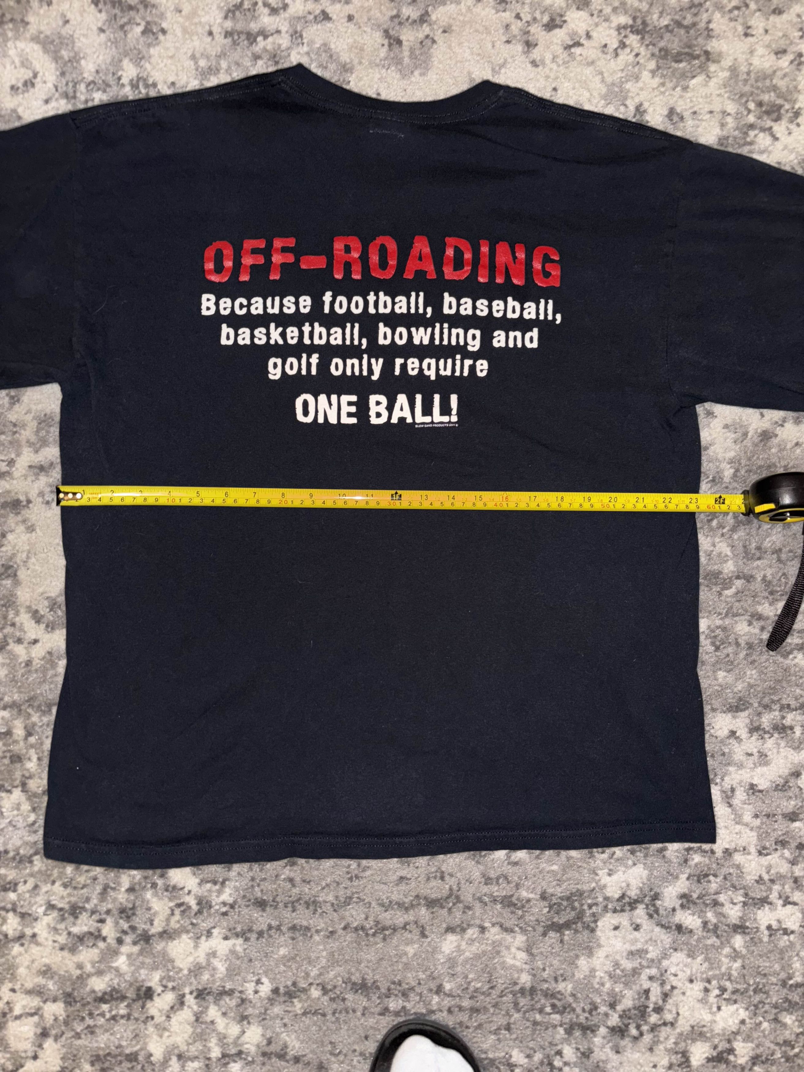 Vintage Y2K Off-Roading Funny Text Shirt Size US XL / EU 56 / 4 - 7 Thumbnail