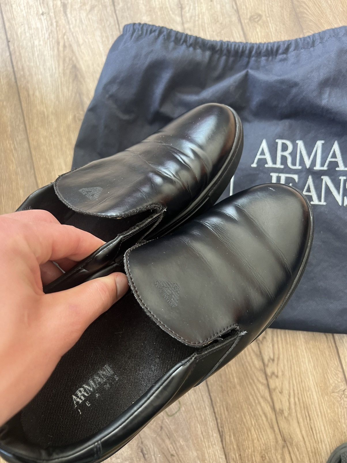 Armani Armani jeans slip ones Size US 8.5 / EU 41-42 - 3 Thumbnail