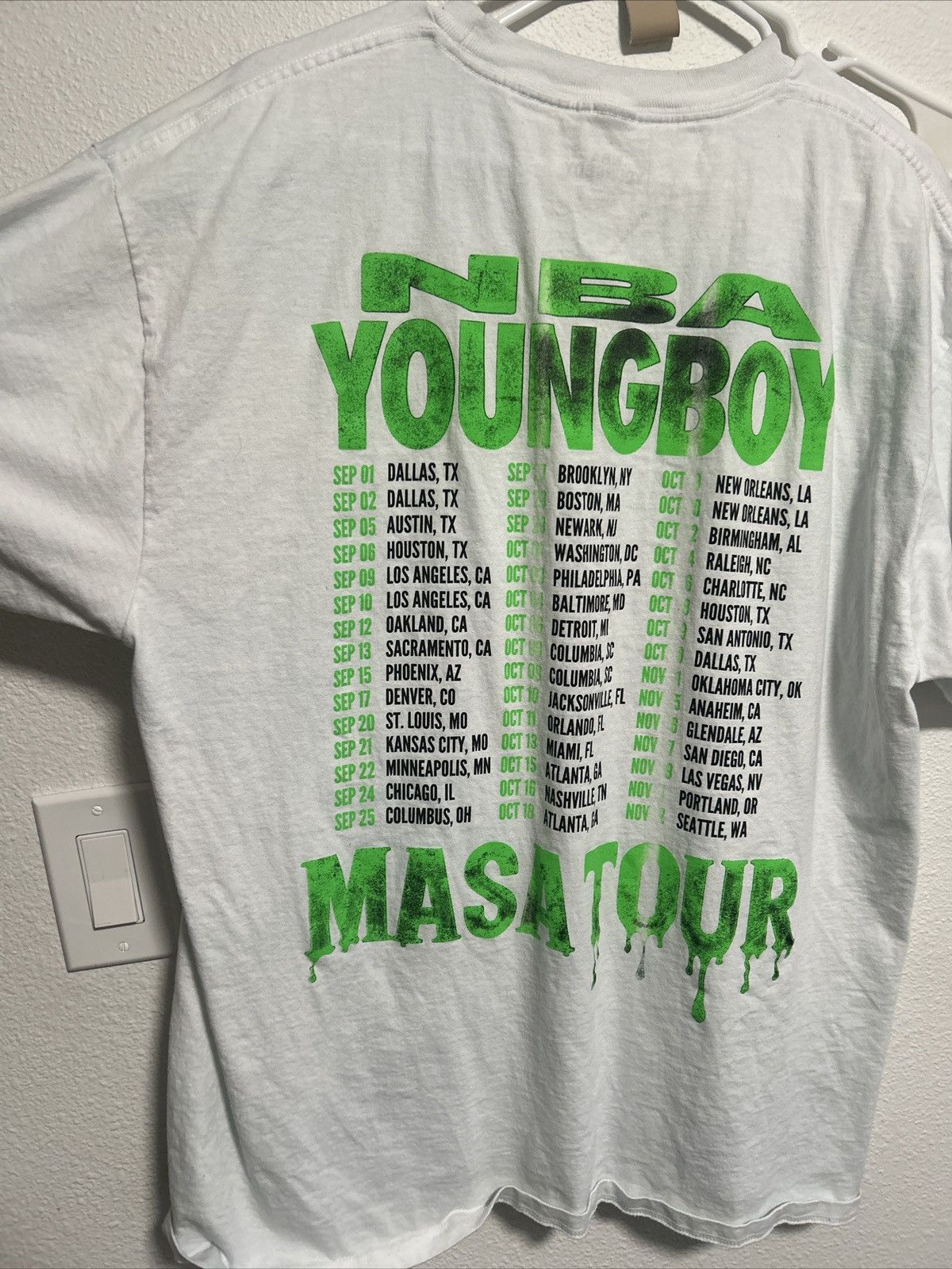 Supreme NBA YOUNGBOY MASA TOUR T-SHIRT in size L Size US XL / EU 56 / 4 - 3 Thumbnail