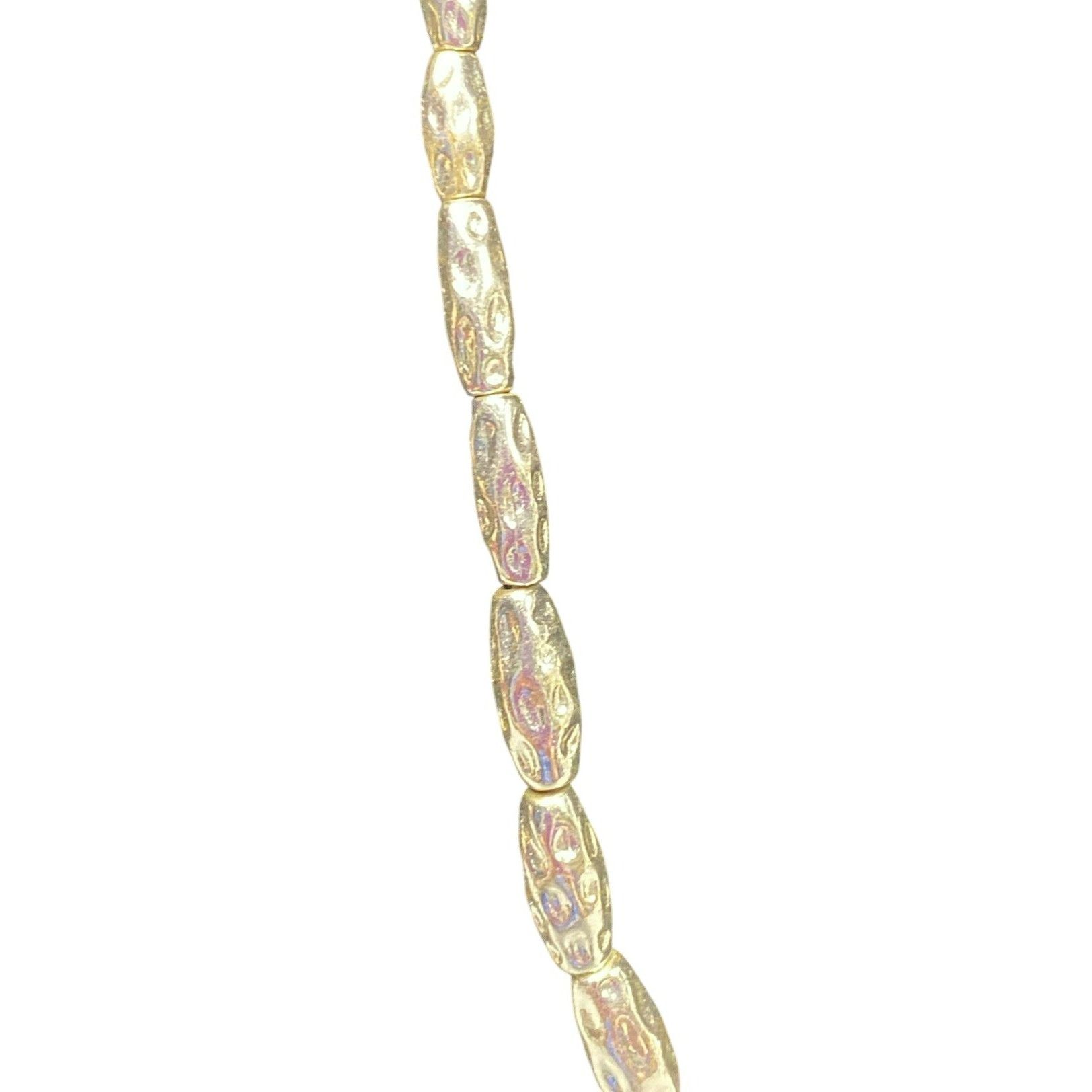 George Heavy Silver Tone Oval Bead Necklace With Circular Pendants Size ONE SIZE - 4 Thumbnail