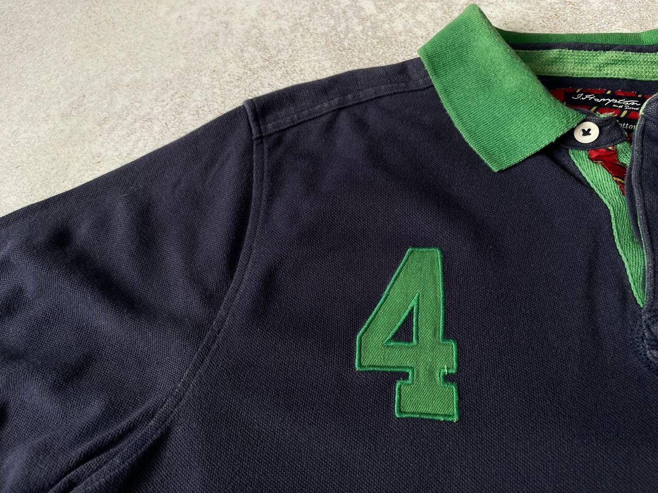 Designer × Vintage Vintage Hampton Rugby Polo #4 Big Embroidered Logo Y2K Rare Size US XL / EU 56 / 4 - 3 Thumbnail