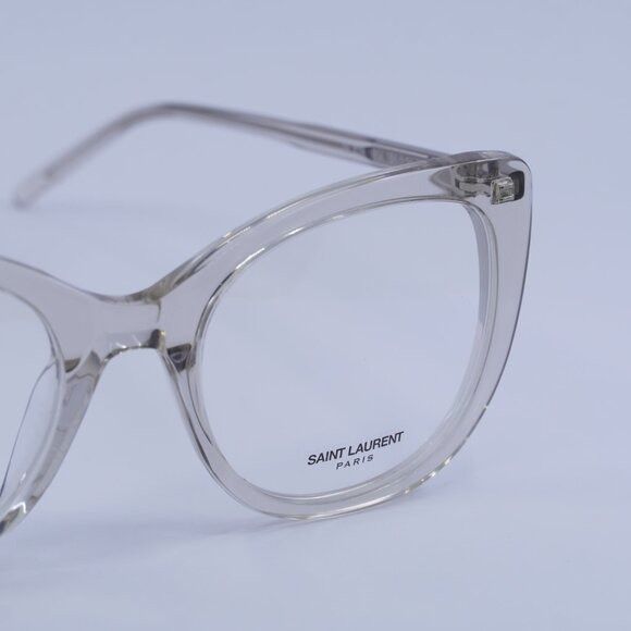 Saint Laurent Paris Saint Laurent SL778 004 Eyeglasses Transparent Beige 55mm Size ONE SIZE - 2 Thumbnail