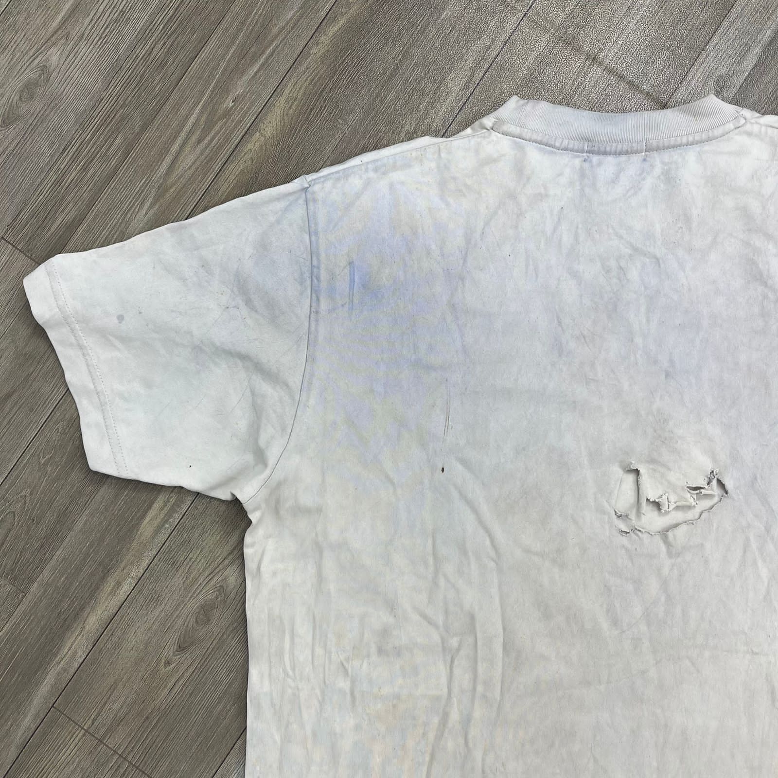 If Six Was Nine × Japanese Brand × Le Grande Bleu (L.G.B.) Barbara Kruger Who Laugh Last destroyed Tshirt Size US M / EU 48-50 / 2 - 8 Thumbnail