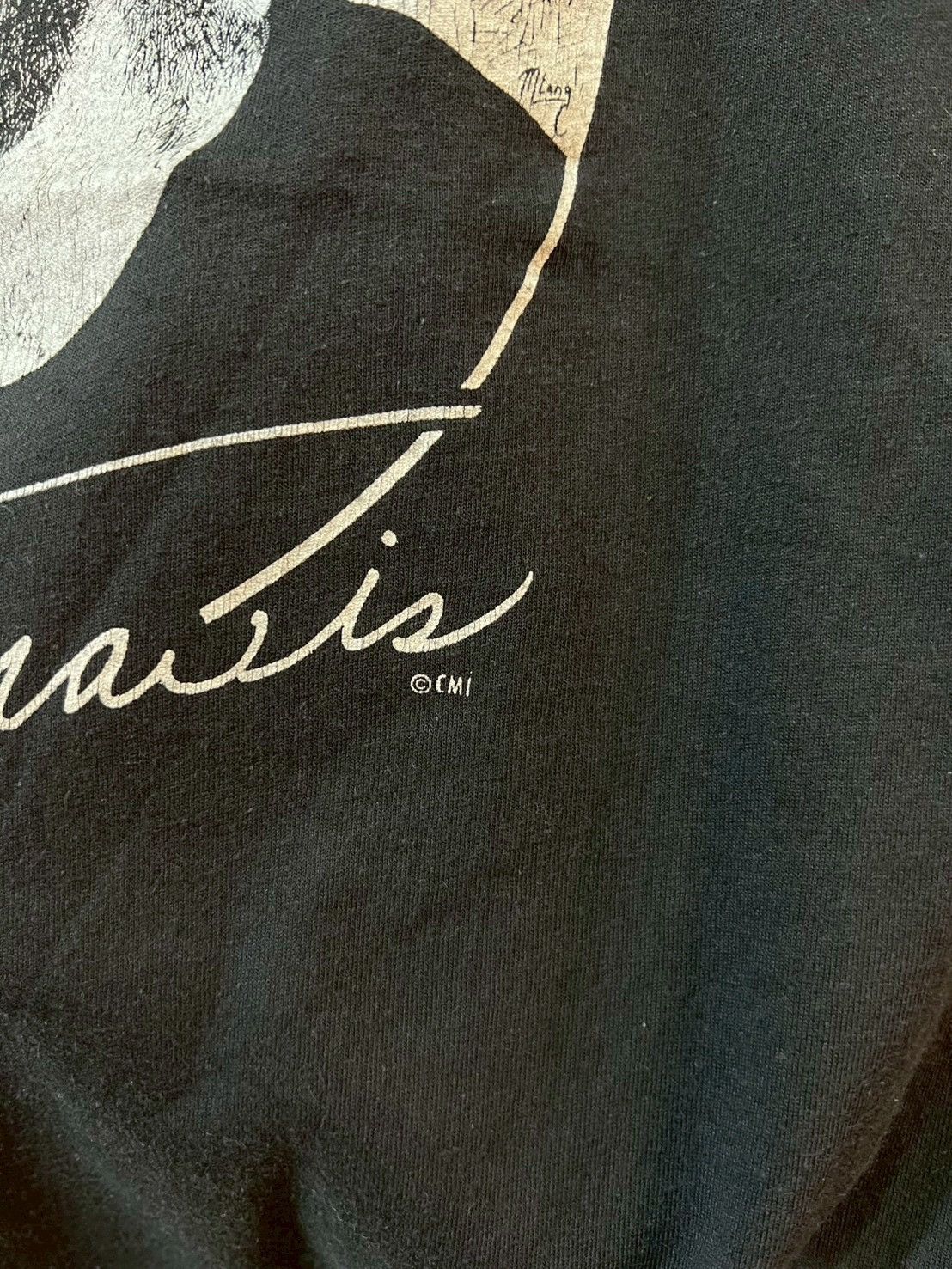 Band Tees Randy Travis T shirt 80’s Size US L / EU 52-54 / 3 - 4 Thumbnail