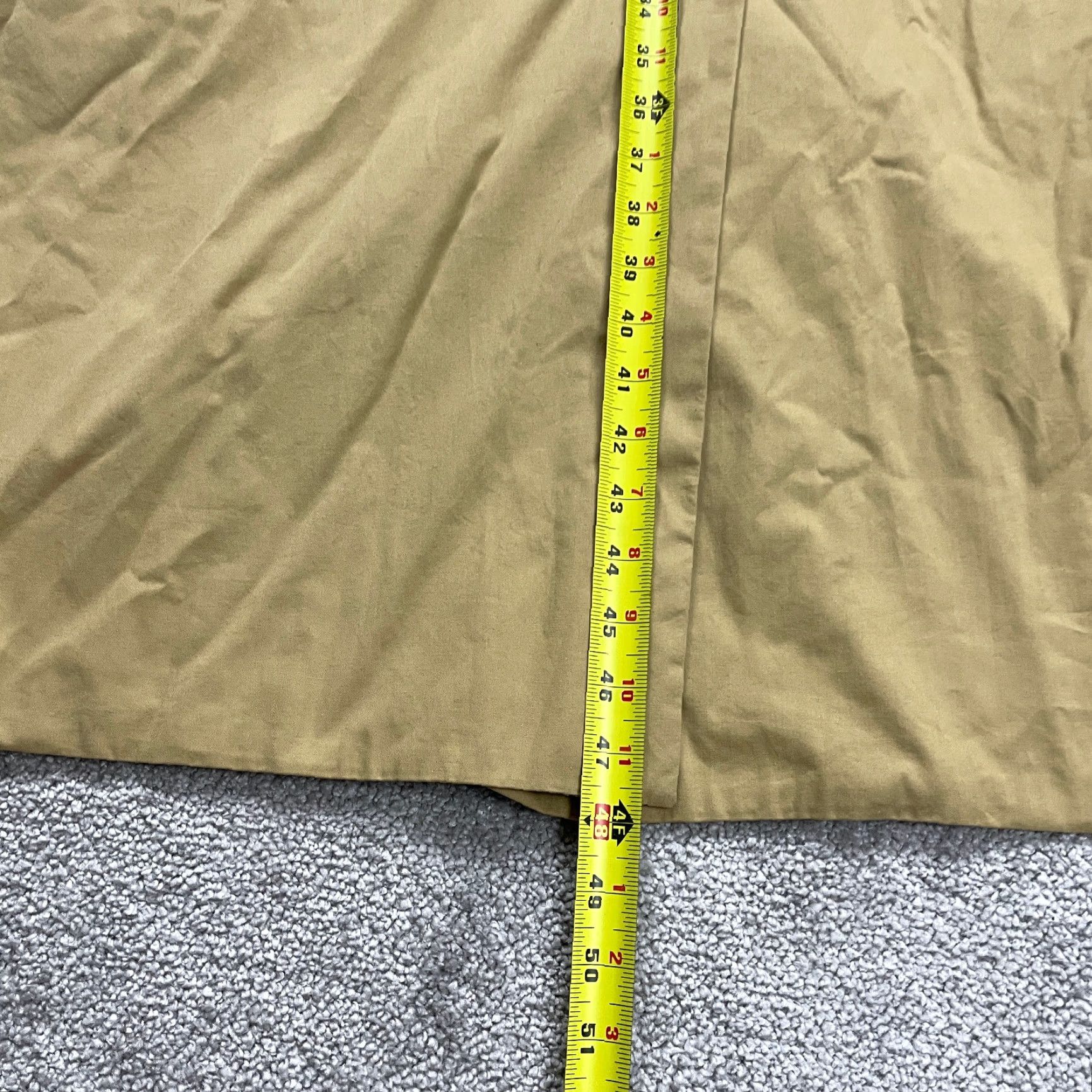 Doublet VINTAGE Storets Trench Coat Women Small/Medium Beige Long Casual Formal 90s Size M / US 6-8 / IT 42-44 - 3 Thumbnail