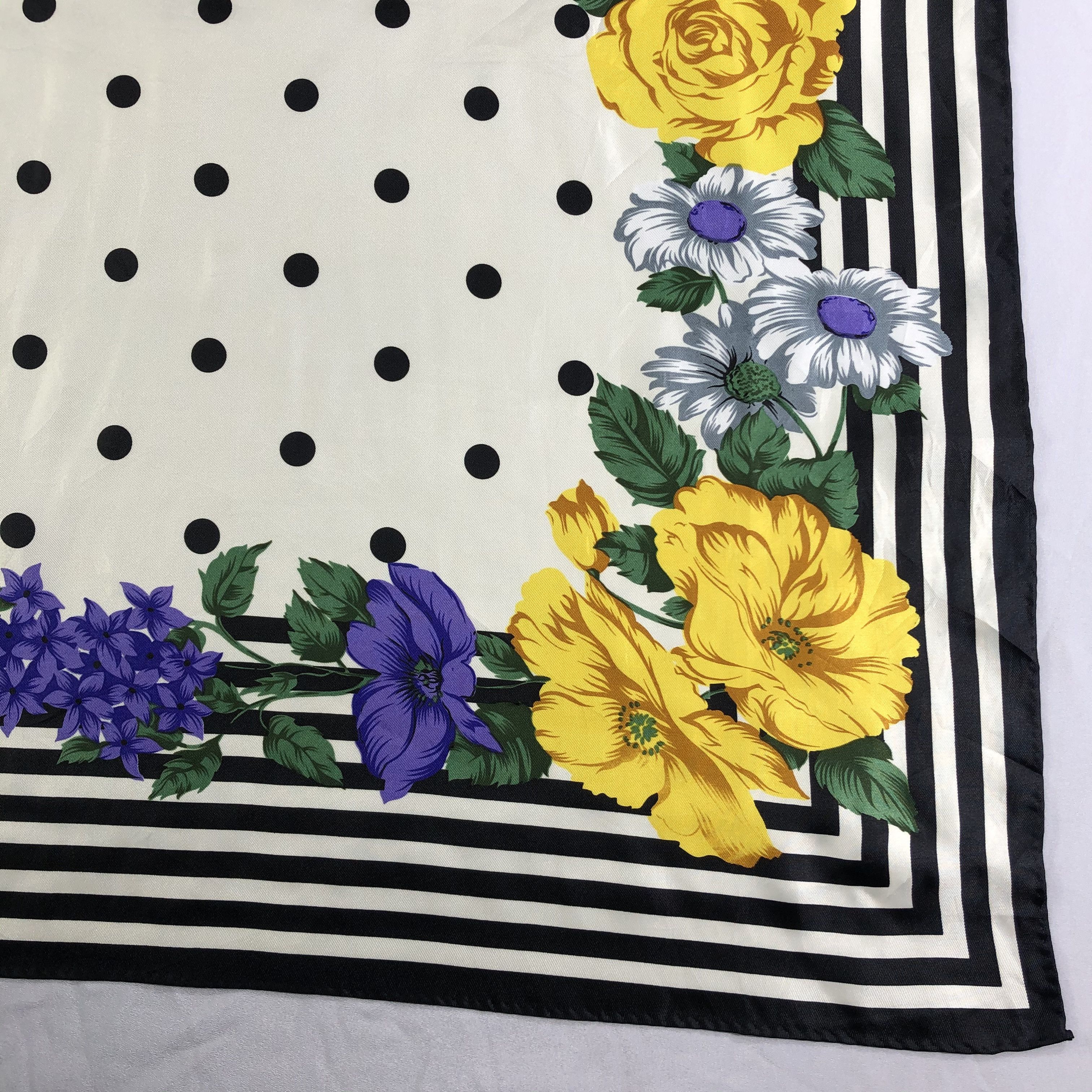 Vintage Vintage Silk Scarf Size ONE SIZE - 3 Thumbnail